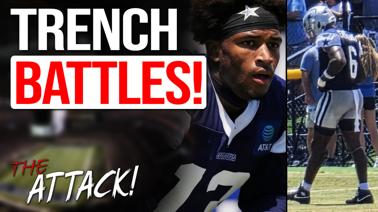 Dallas Cowboys *PHYSICAL* 1-on-1 Pass Rush Drills GOT HEATED on Day 5 of Training Camp! episode artwork