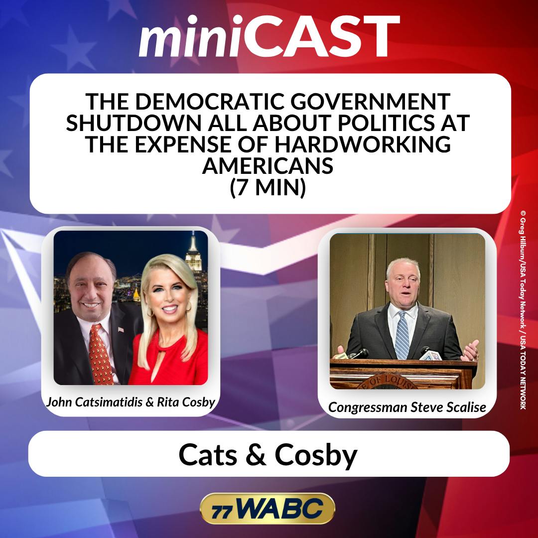 Congressman Steve Scalise: The Democratic Government Shutdown All About Politics at the Expense of Hardworking Americans (7 min) Congressman Steve Scalise: The Democratic Government Shutdown All About Politics at the Expense of Hardworking Americans (7 min)