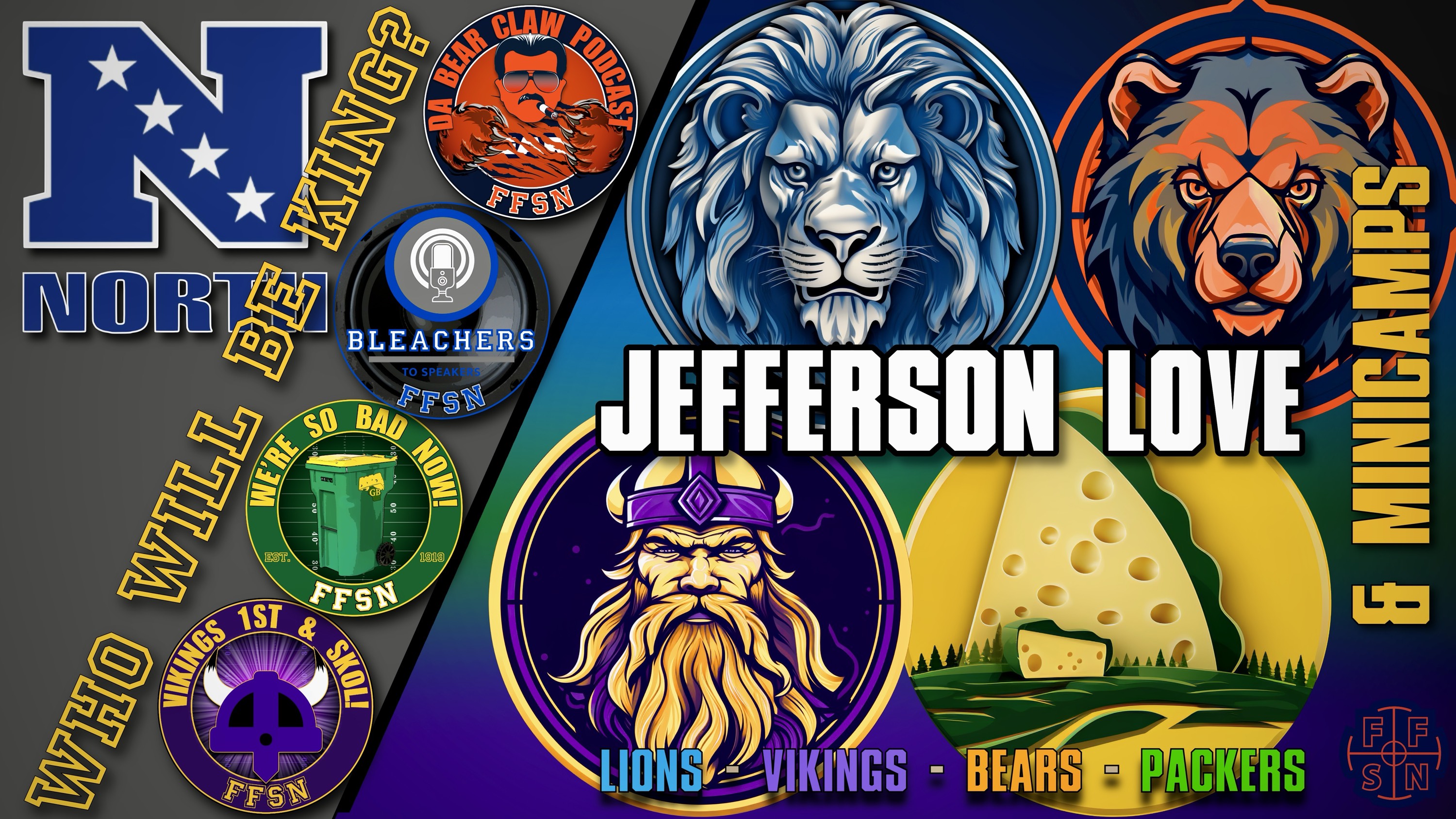 Who Will Be King: Jefferson Love & Minicamps: What Does The NFC North Think? episode artwork