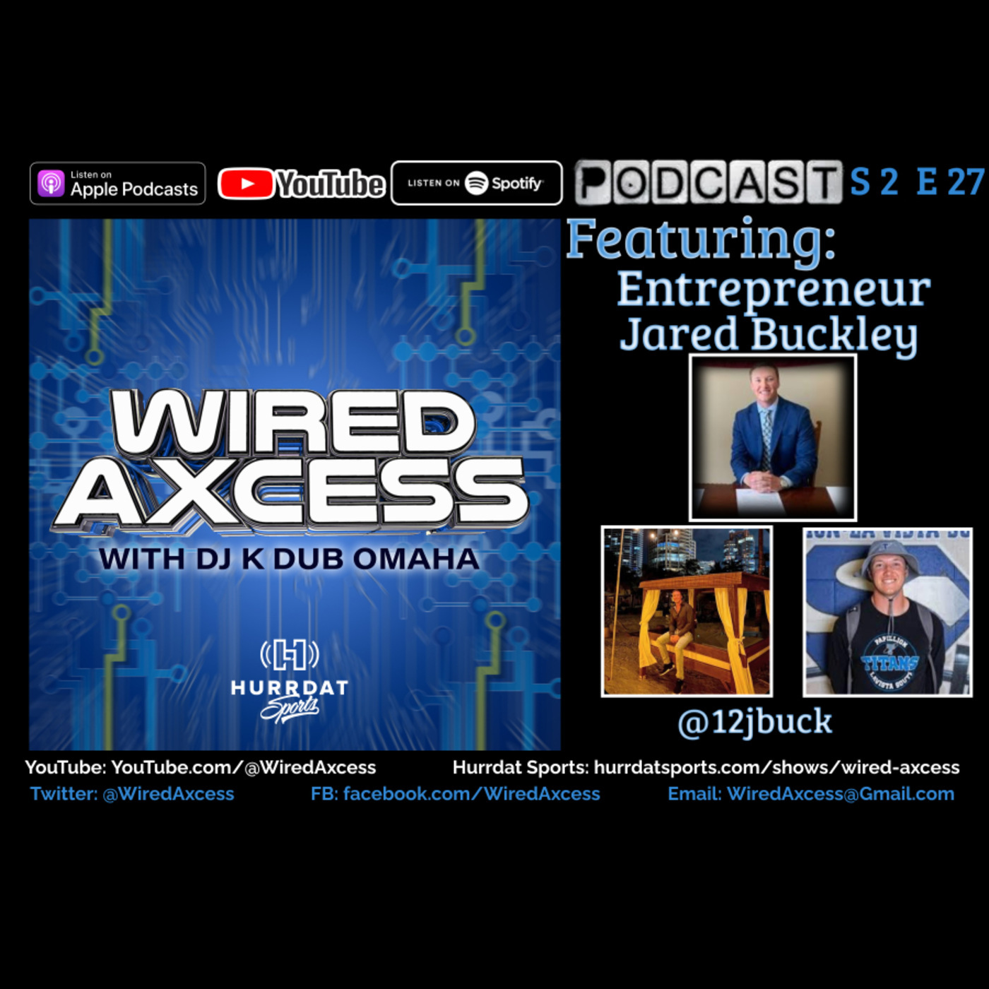 Entrepreneur Jared Buckley | Wired Axcess episode artwork