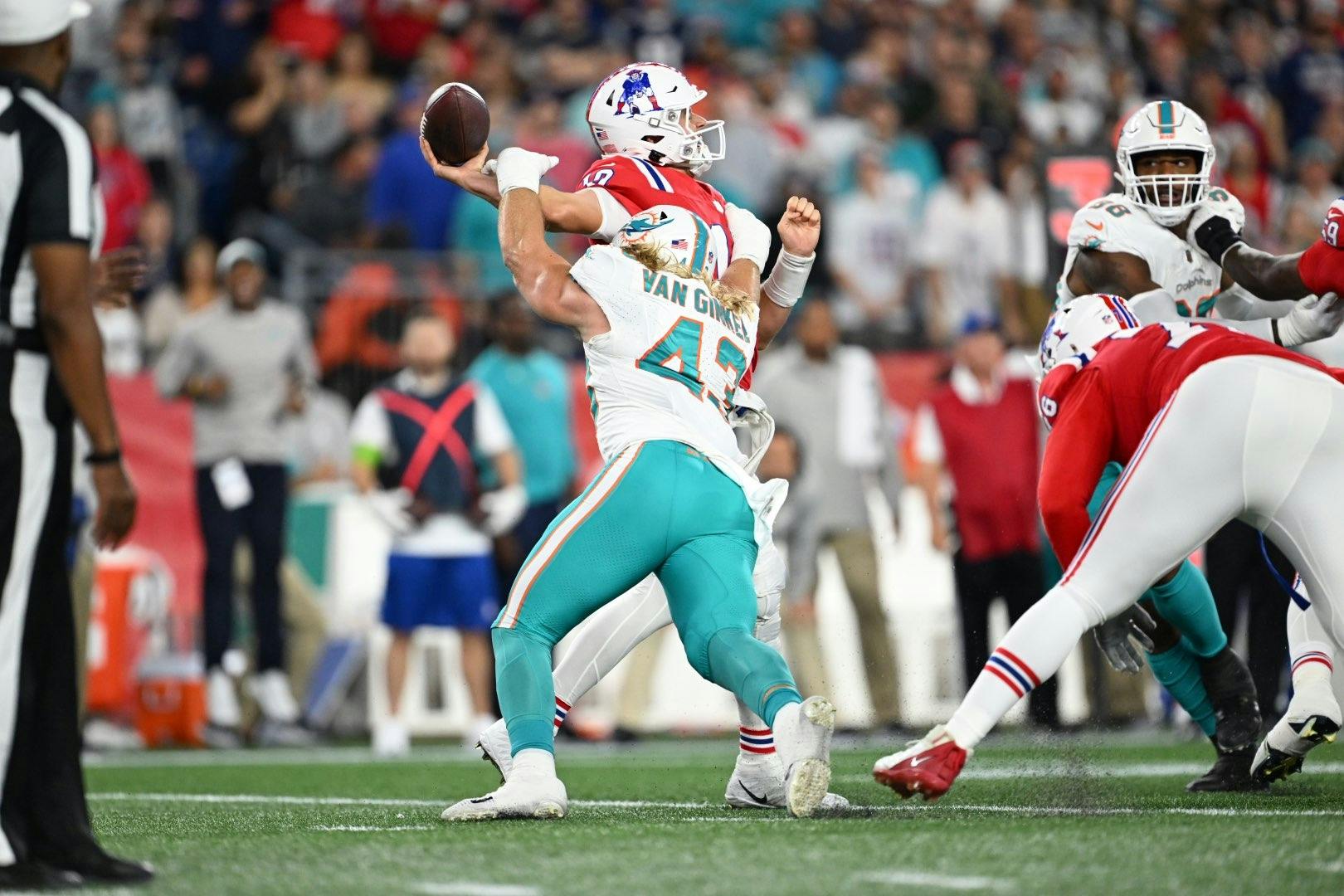 Bedard breaks down the Patriots' loss to the Dolphins with The SportsHub