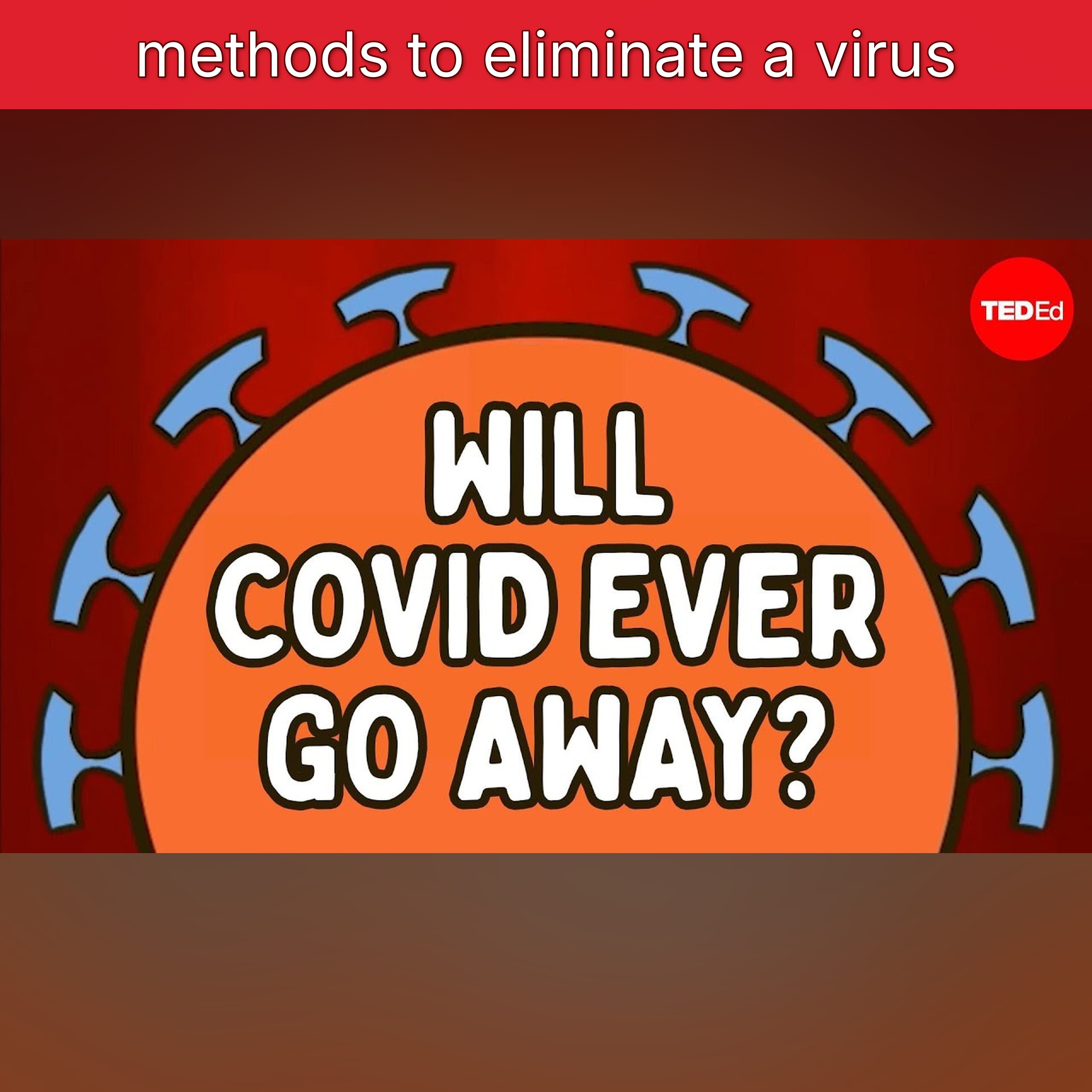 methods to eliminate a virus episode artwork