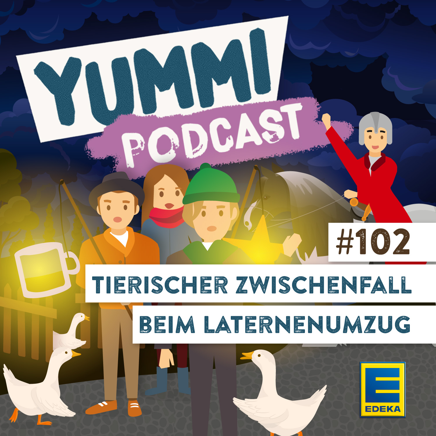 Cover: Tierischer Zwischenfall beim Laternenumzug