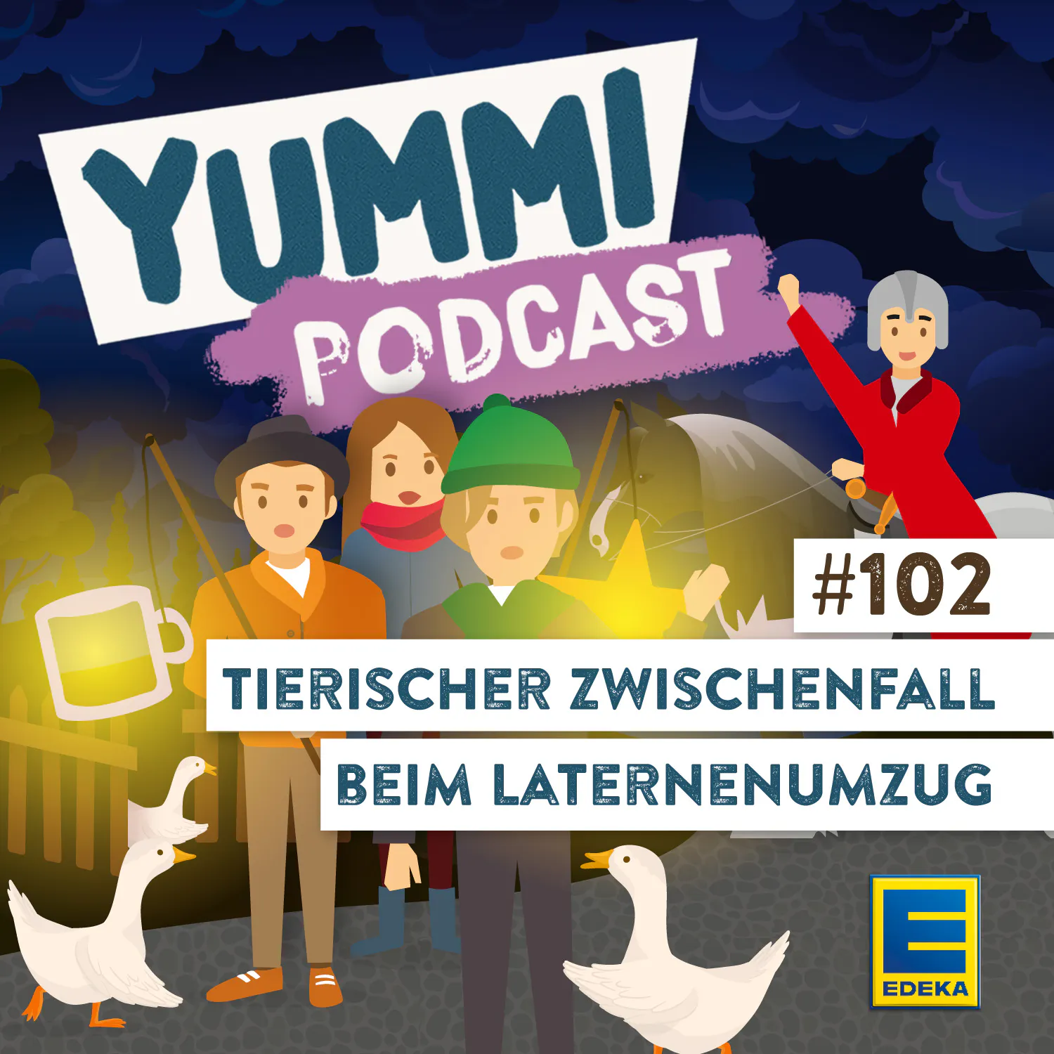 Cover: Tierischer Zwischenfall beim Laternenumzug