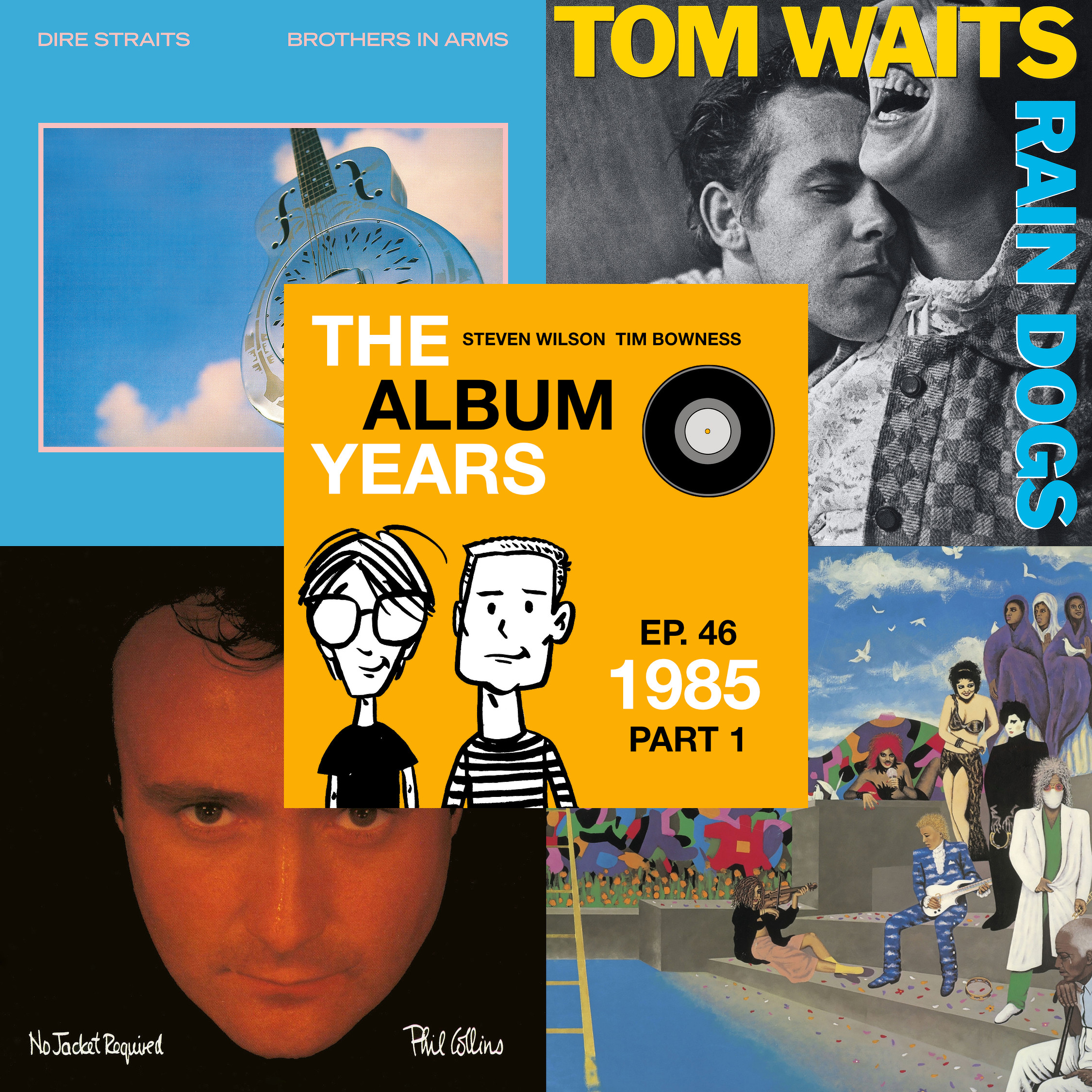 #46 (1985 Part 1) Phil Collins, Dire Straits, Prince & more!