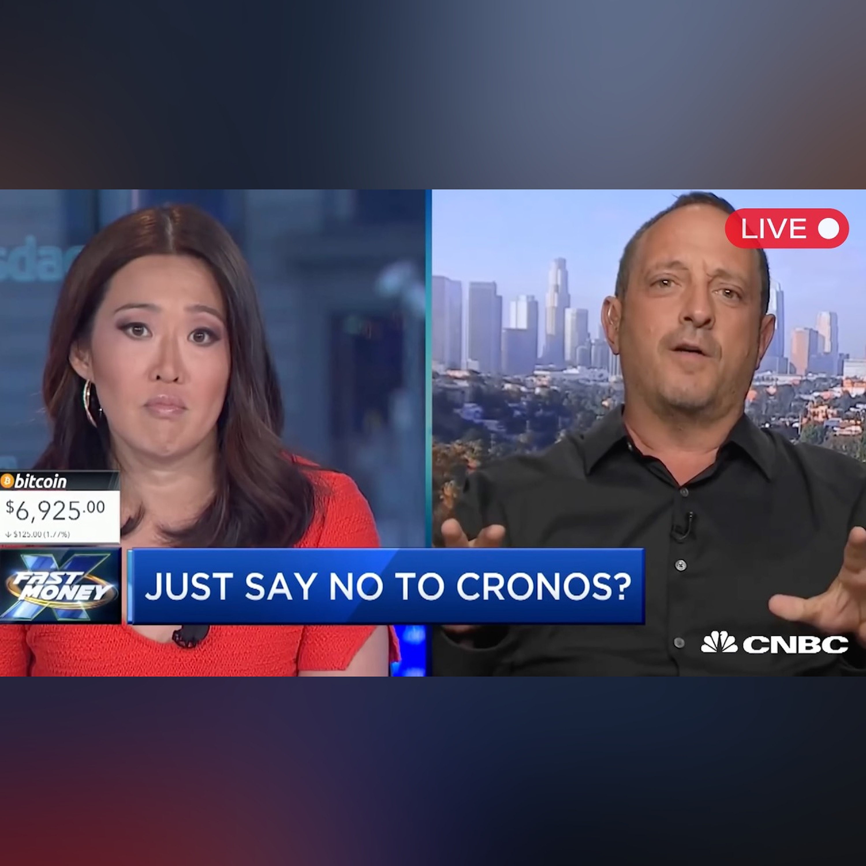 Investor Commits Fraud on Live TV