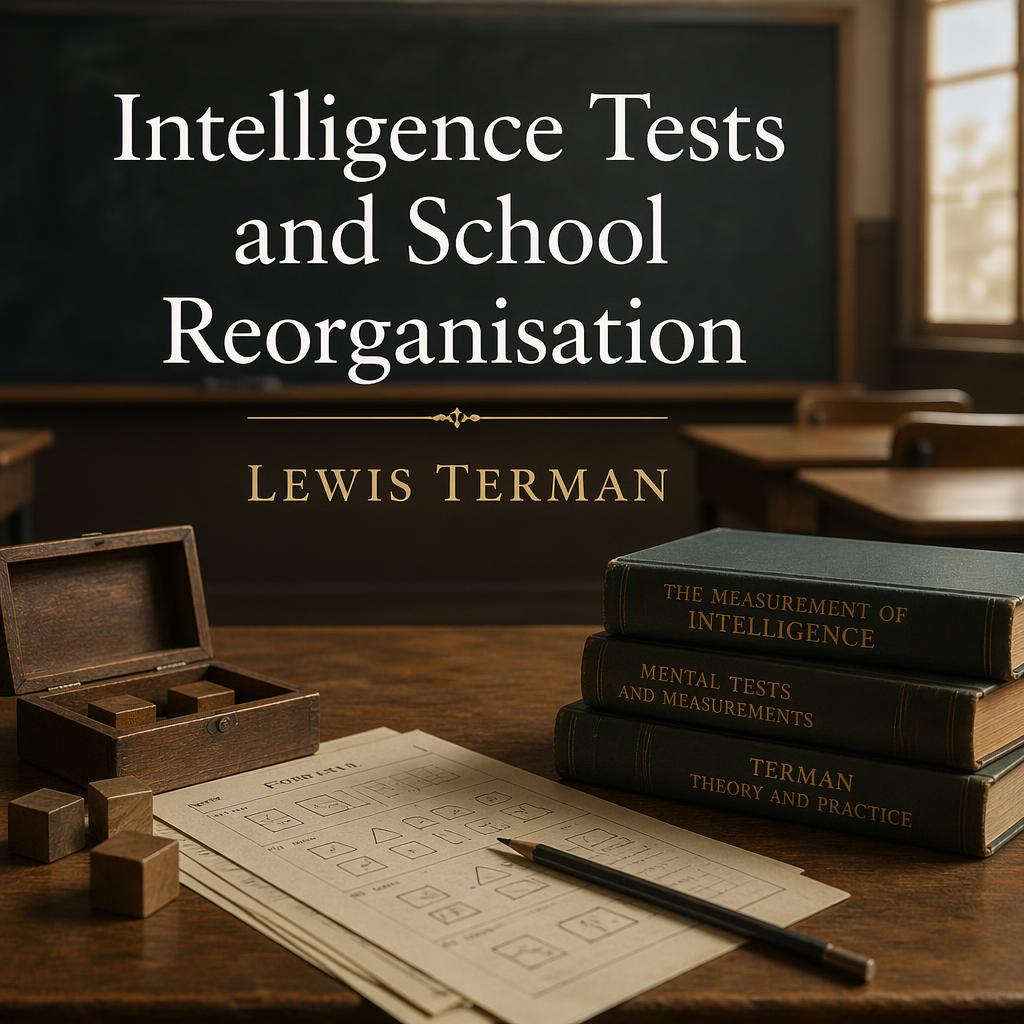 Intelligence Tests and School Reorganisation by Lewis Terman ~ Full Audiobook [science]