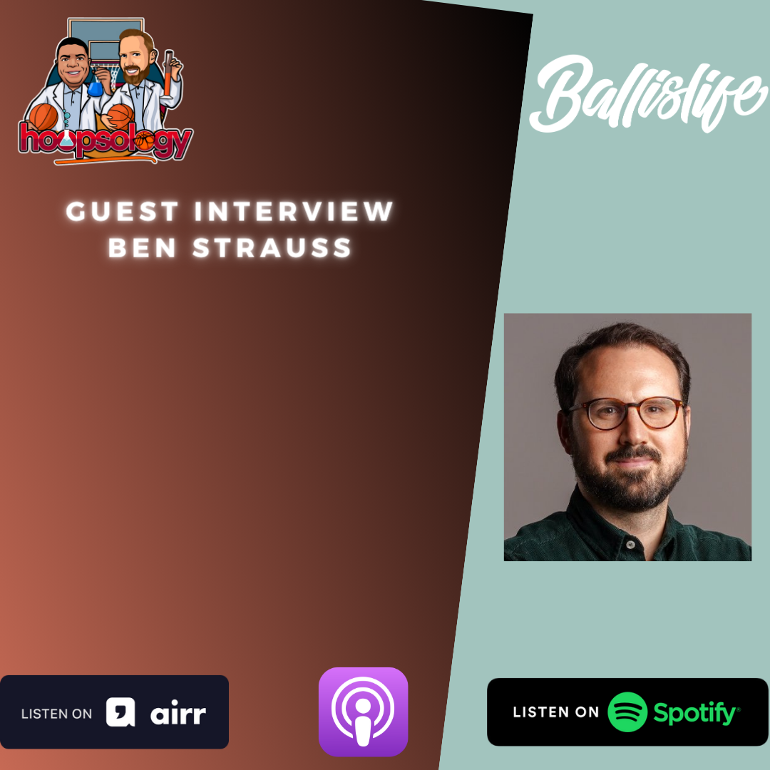 A Discussion about the media who cover the WNBA its players with the Washington Post’s Ben Strauss, Hoopsology’s NBA Christmas Day Preview episode artwork