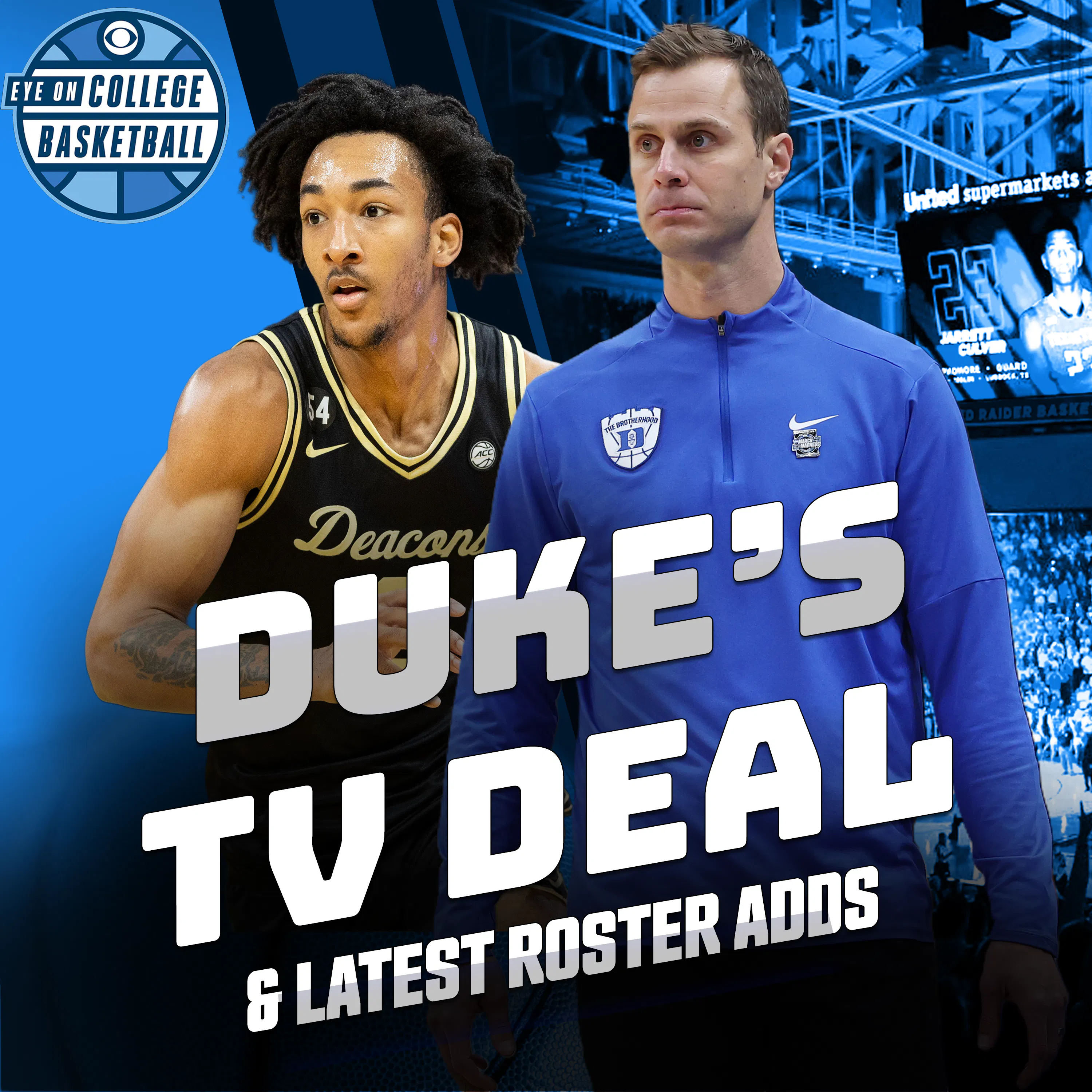 Duke schedules UConn/Michigan/Gonzaga, with Amazon broadcasting. Not everyone’s happy about that. Louisville, Tennessee have F4 expectations thanks to $15 million+ rosters episode artwork