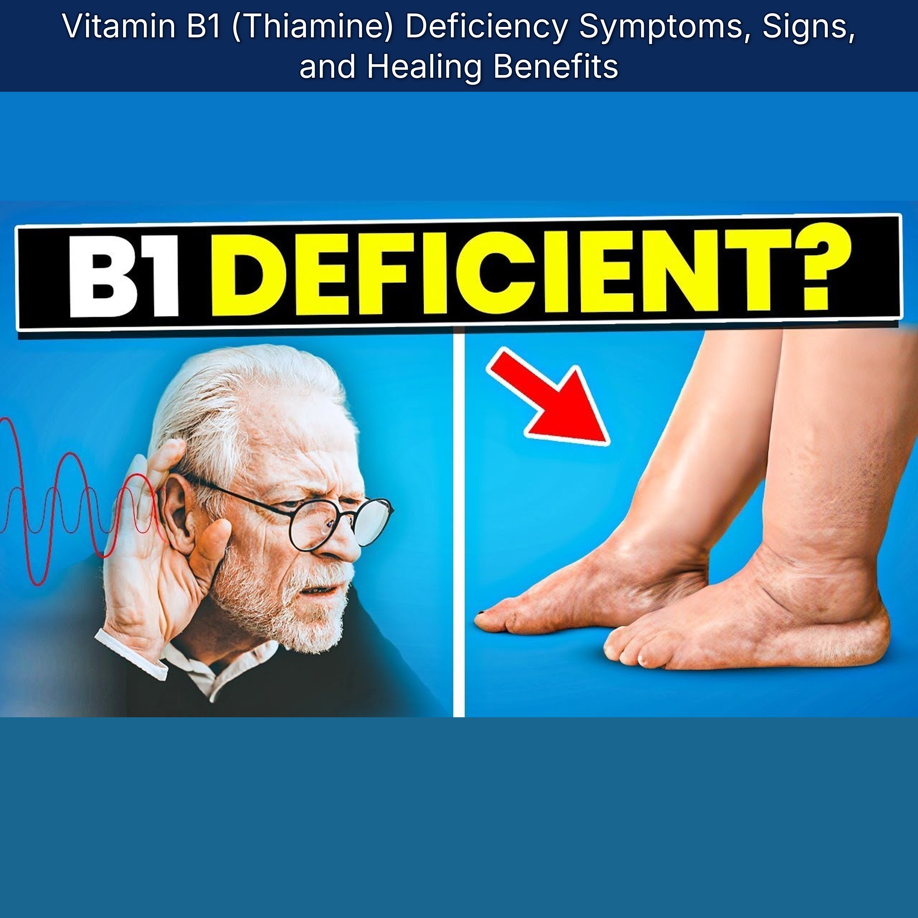Vitamin B1 (Thiamine) Deficiency Symptoms, Signs, and Healing Benefits episode artwork