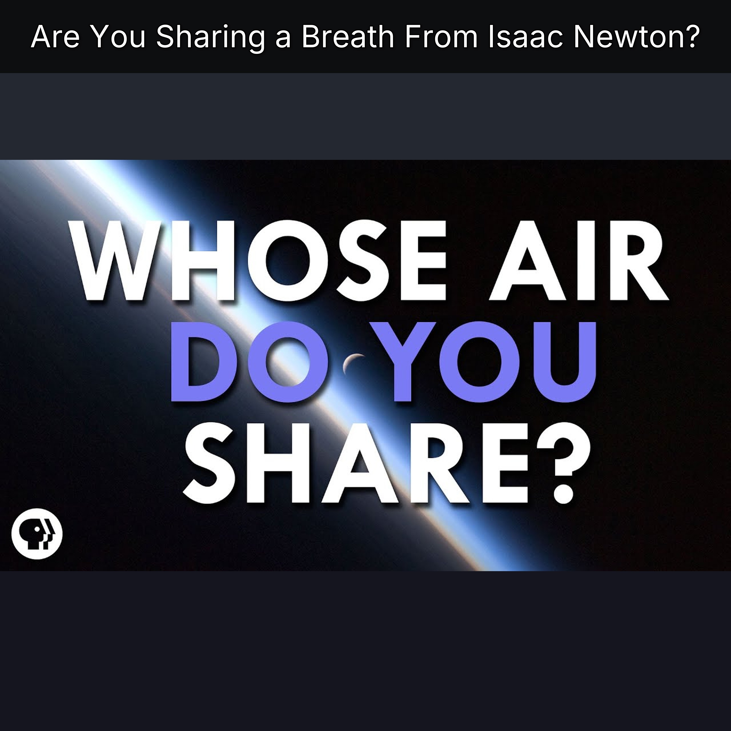 Are You Sharing a Breath From Isaac Newton? episode artwork
