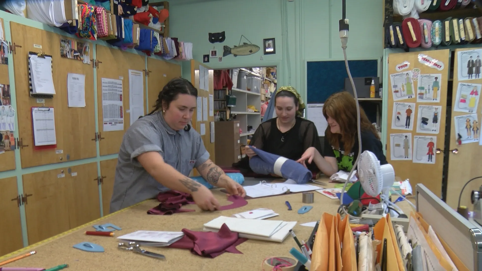 Missoula theater costume designers, dressing actors for Mamma Mia episode artwork