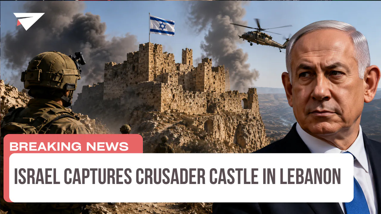 Israel Captures Crusader castle in Lebanon, Breaking News