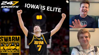 SWARMCAST: Iowa Gets Sweet Revenge, Upsets Nebraska to Advance to the Elite Eight to Play Illinois