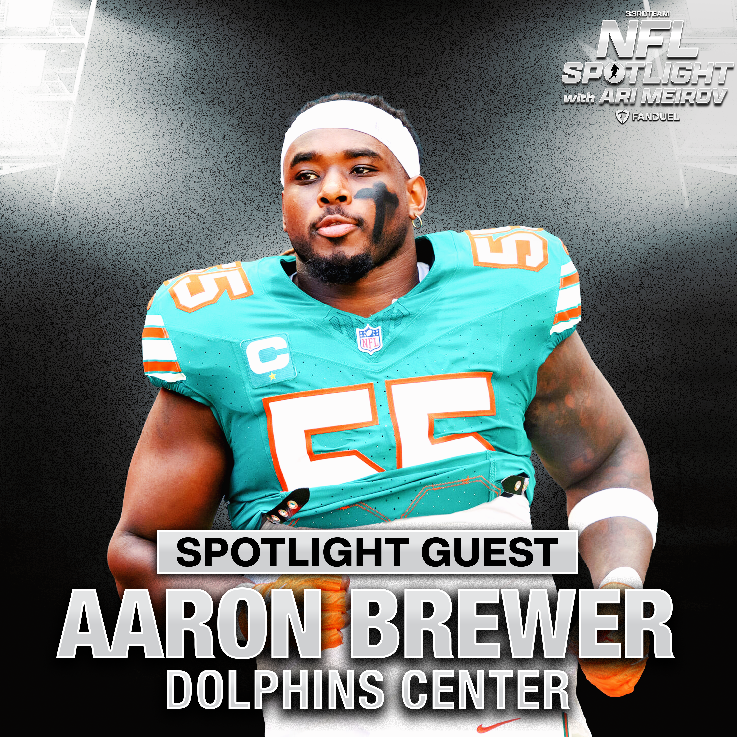 Dolphins Center Aaron Brewer Shares Story Of Going From Undrafted Free Agent To An All-Pro episode artwork