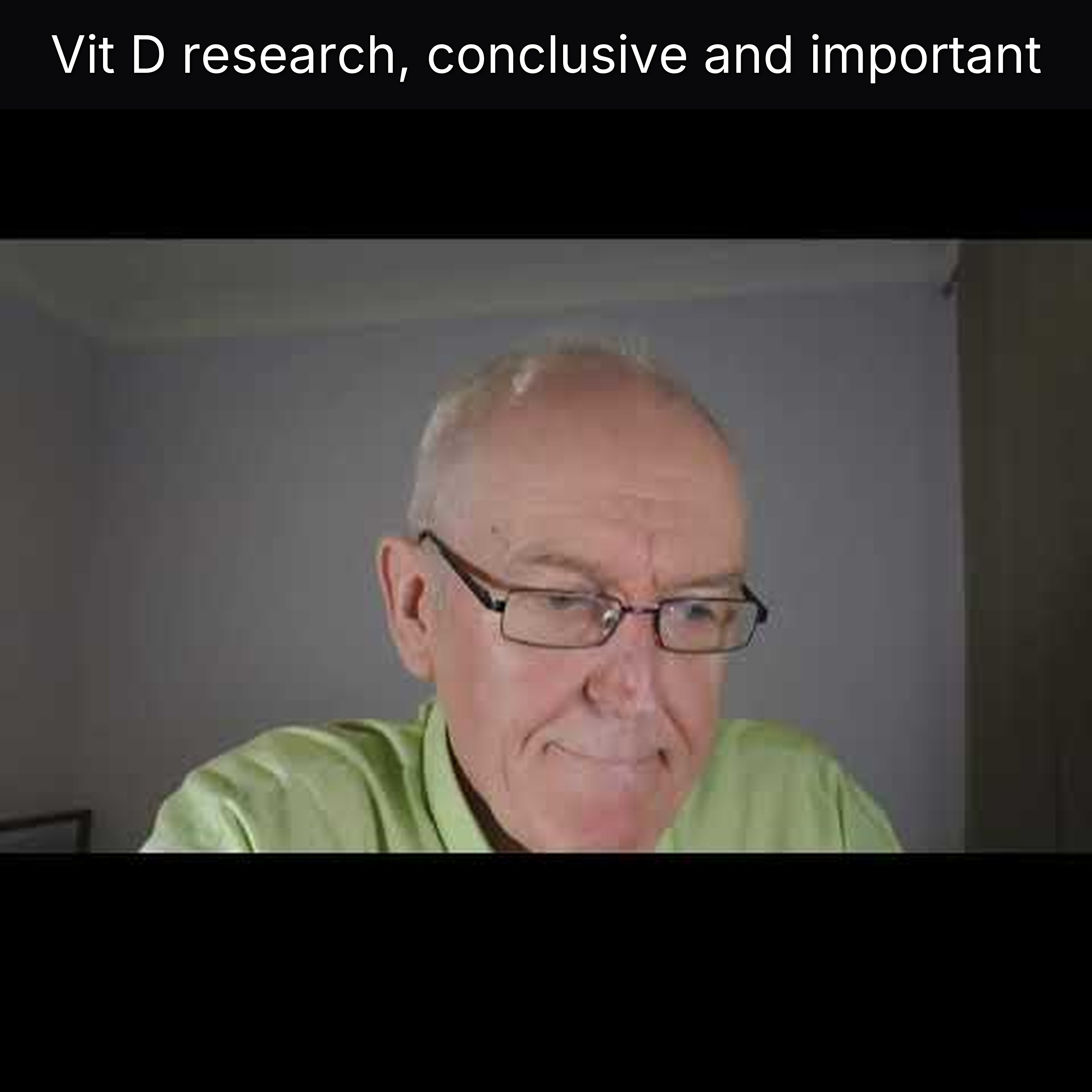 Vit D research, conclusive and important episode artwork