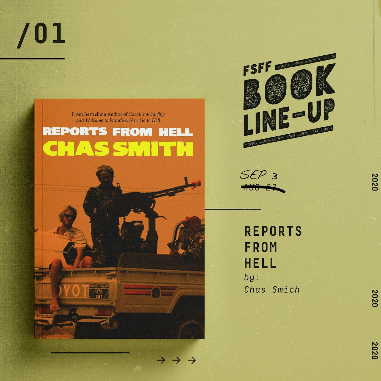 REPORTS FROM HELL by Chas Smith - FSFF Book Line-up