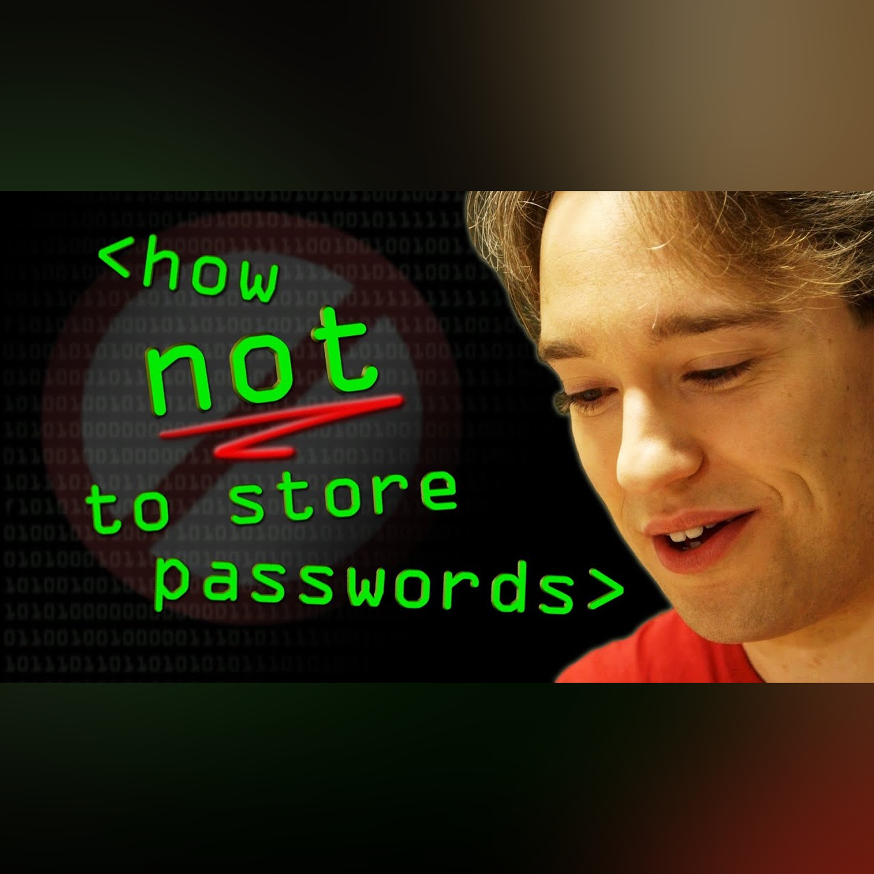 How NOT to Store Passwords! - Computerphile episode artwork