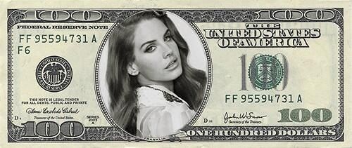 HUNDRED DOLLAR BILL - LANA DEL REY