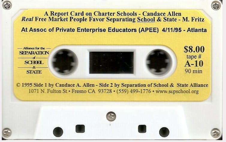 A Report Card on Charter Schools - Candace A. Allen; Real Free Market People Favor Separating School and State - Marshall Fritz