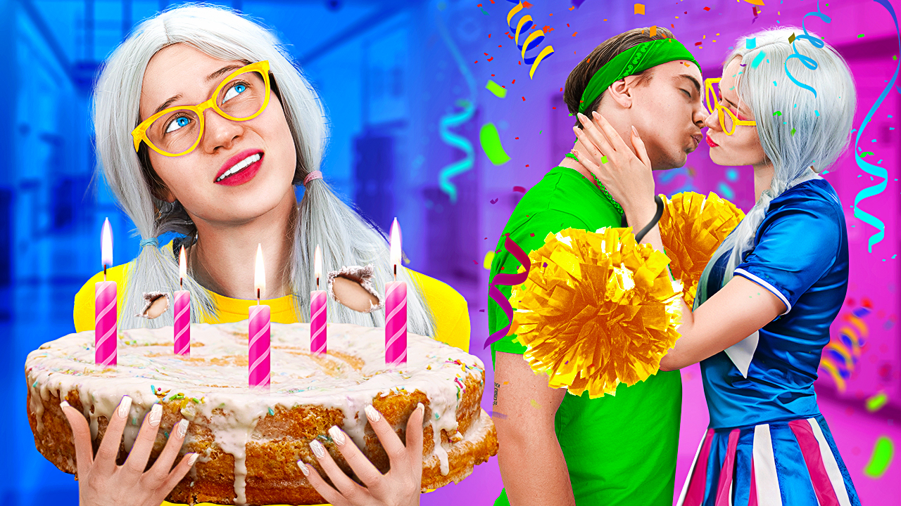 Ich habe einen Wunsch geäußert und wurde Cheerleaderin! || Von NERD zu POPULÄR Makeover episode artwork