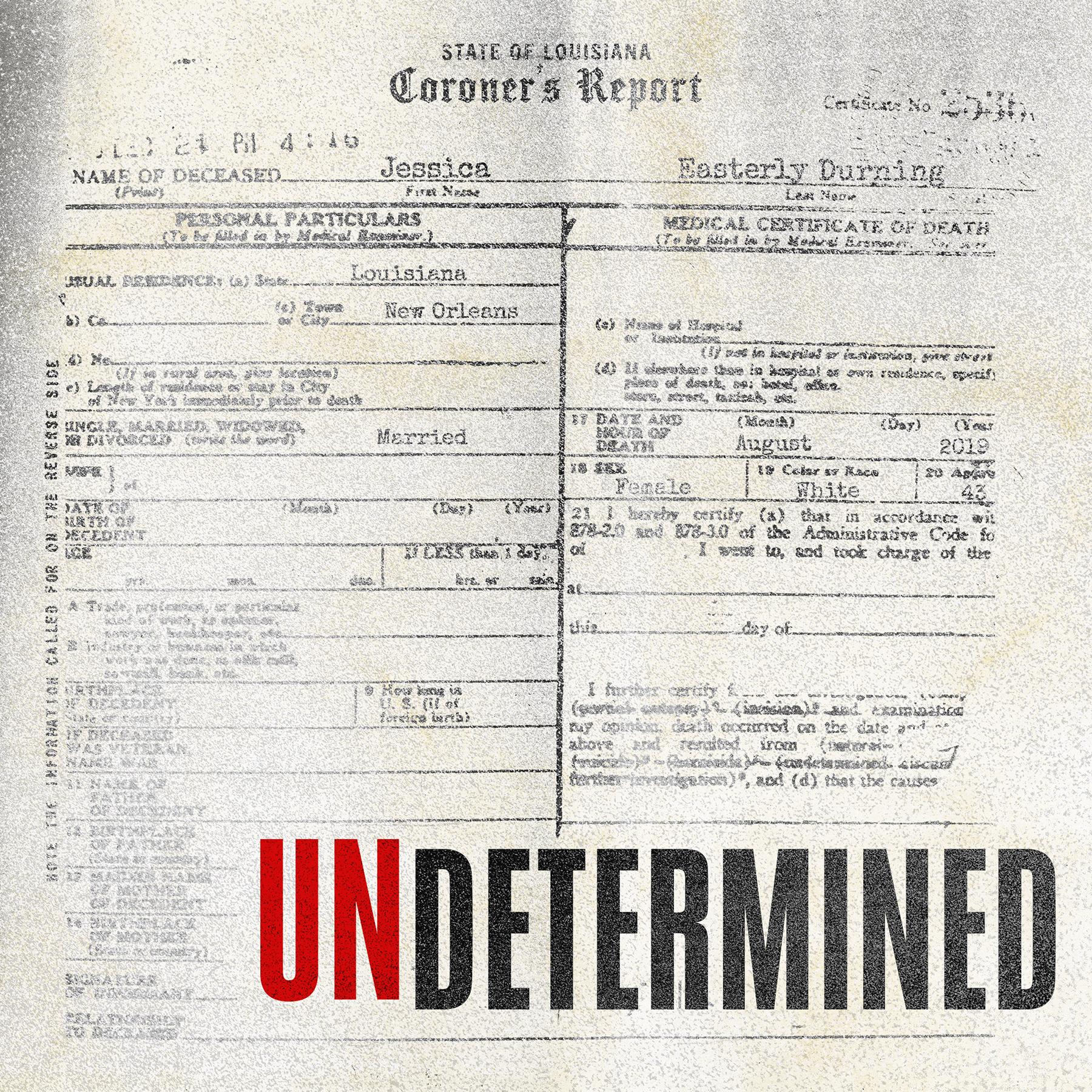 What happened to Jessica?  - Introducing 'Undetermined' Image