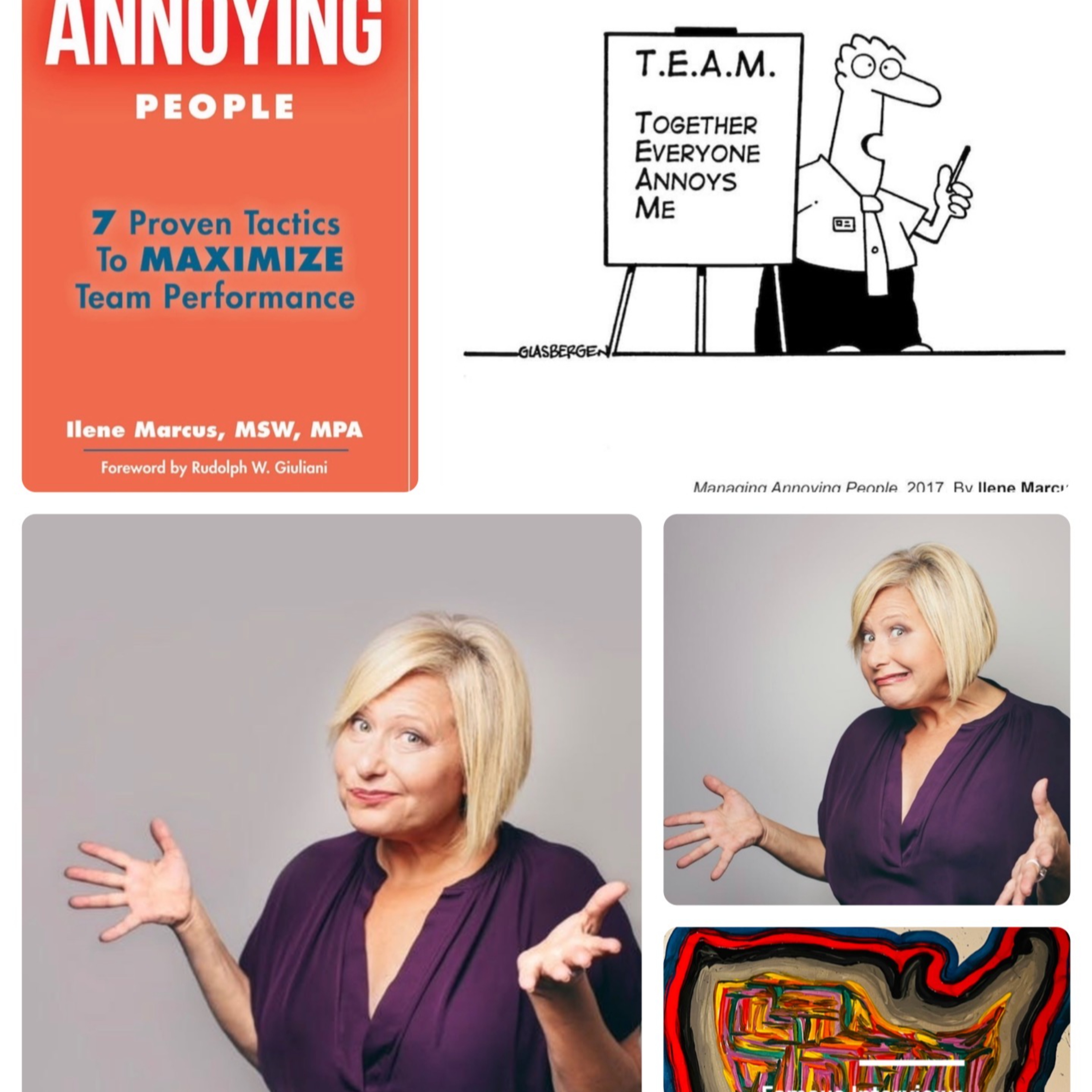 Author of Managing Annoying People & Runs Aligned Workplace Ilene Marcus episode artwork