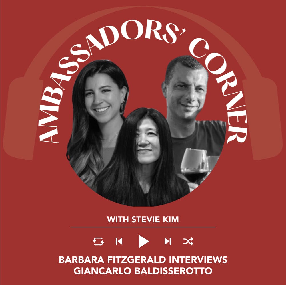 Ep. 2080 Barbara Fitzgerald interviews Giancarlo Baldisserotto | Clubhouse Ambassadors’ Corner