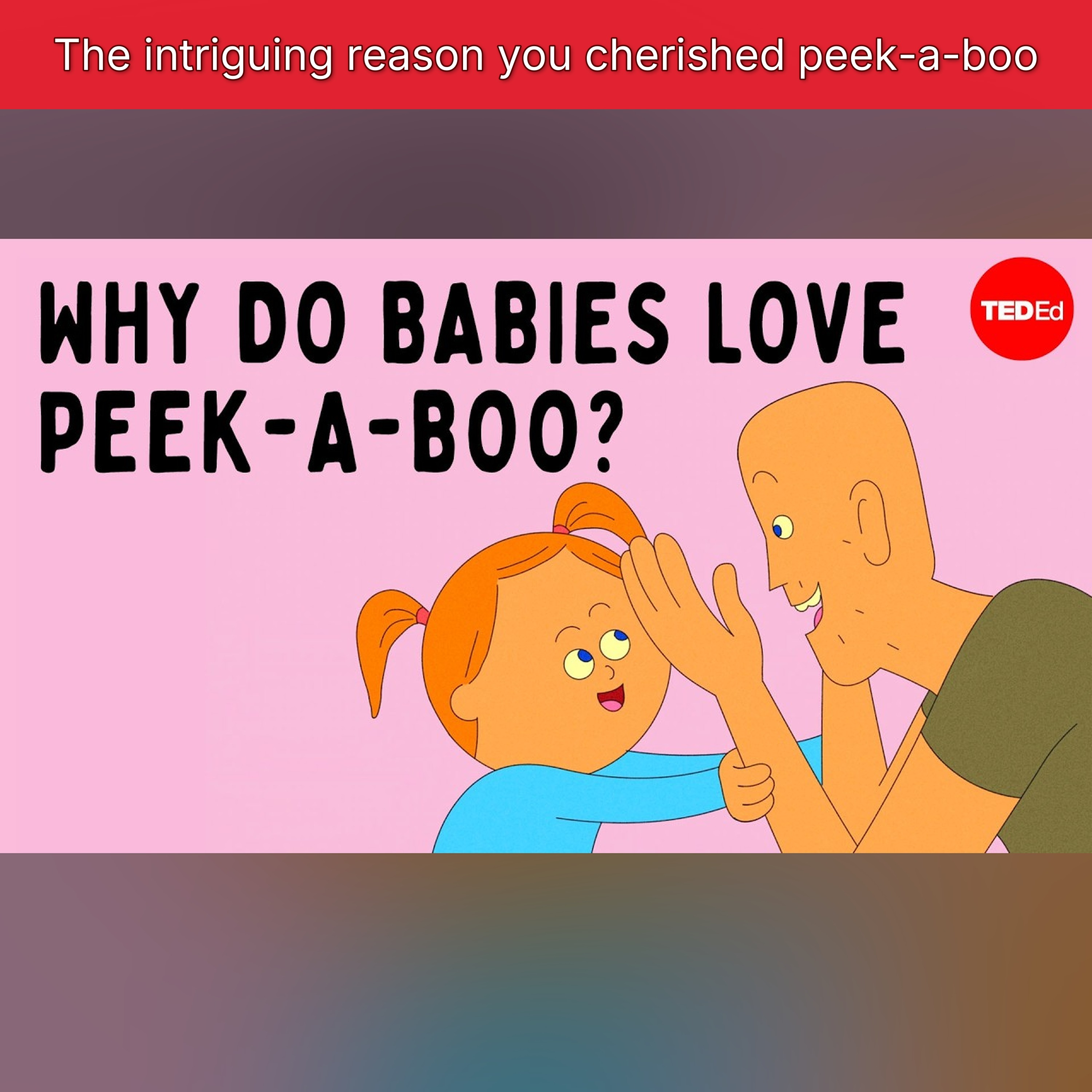 The intriguing reason you cherished peek-a-boo episode artwork