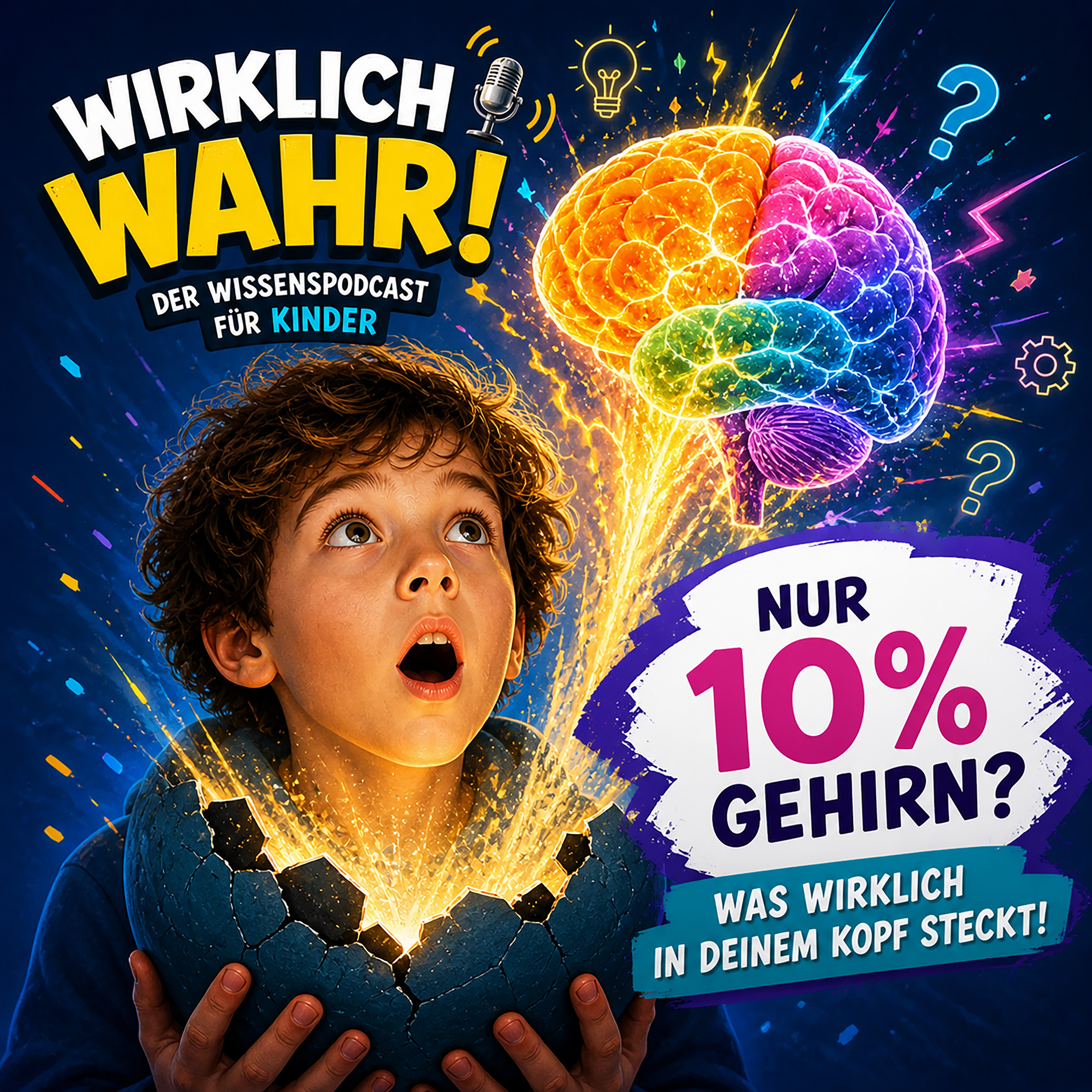 Wow! Stimmt es, dass wir nur 10 % unseres Gehirns nutzen?