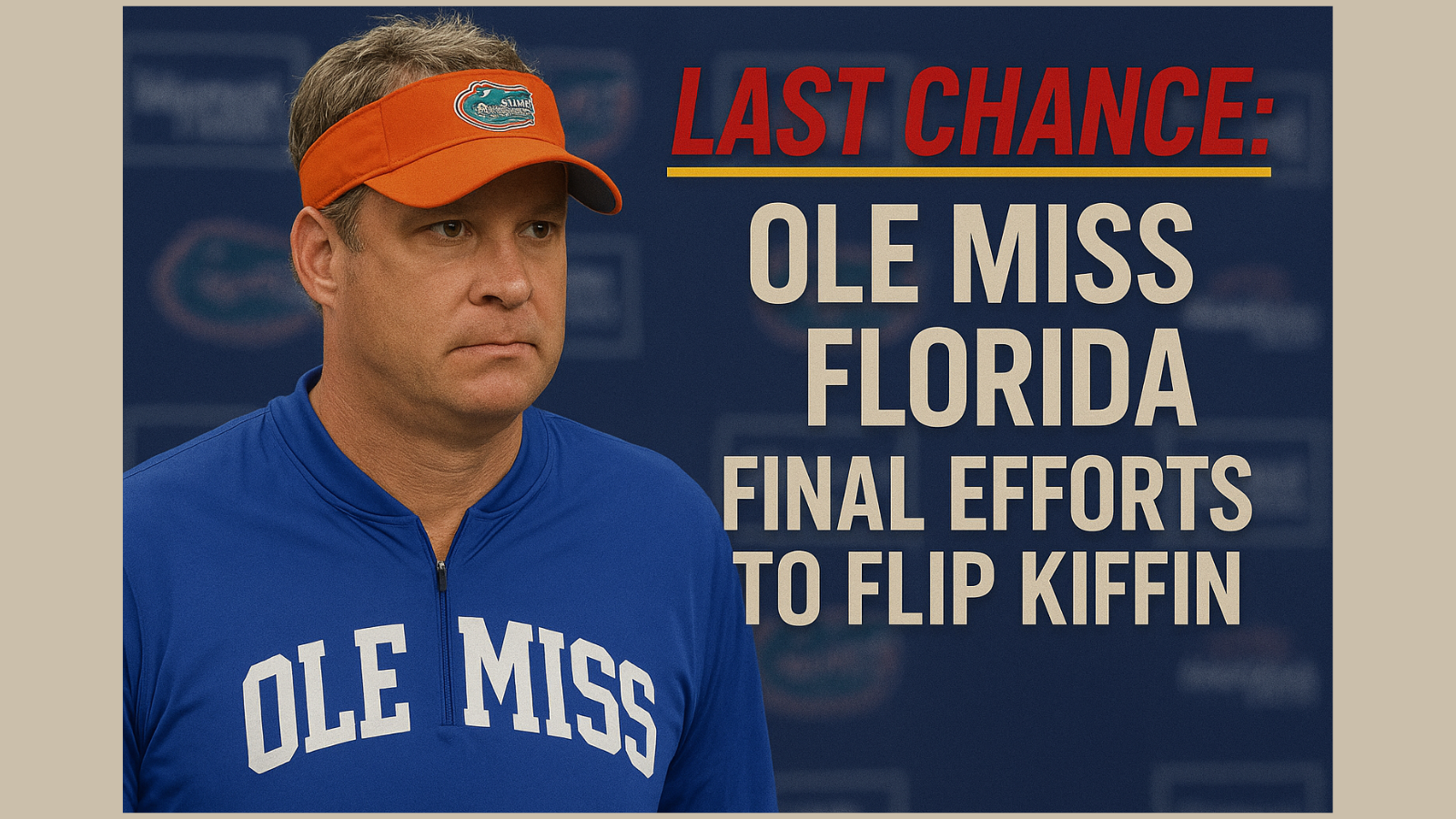 LAST CHANCE: Ole Miss & Florida Making Final Push for Kiffin episode artwork