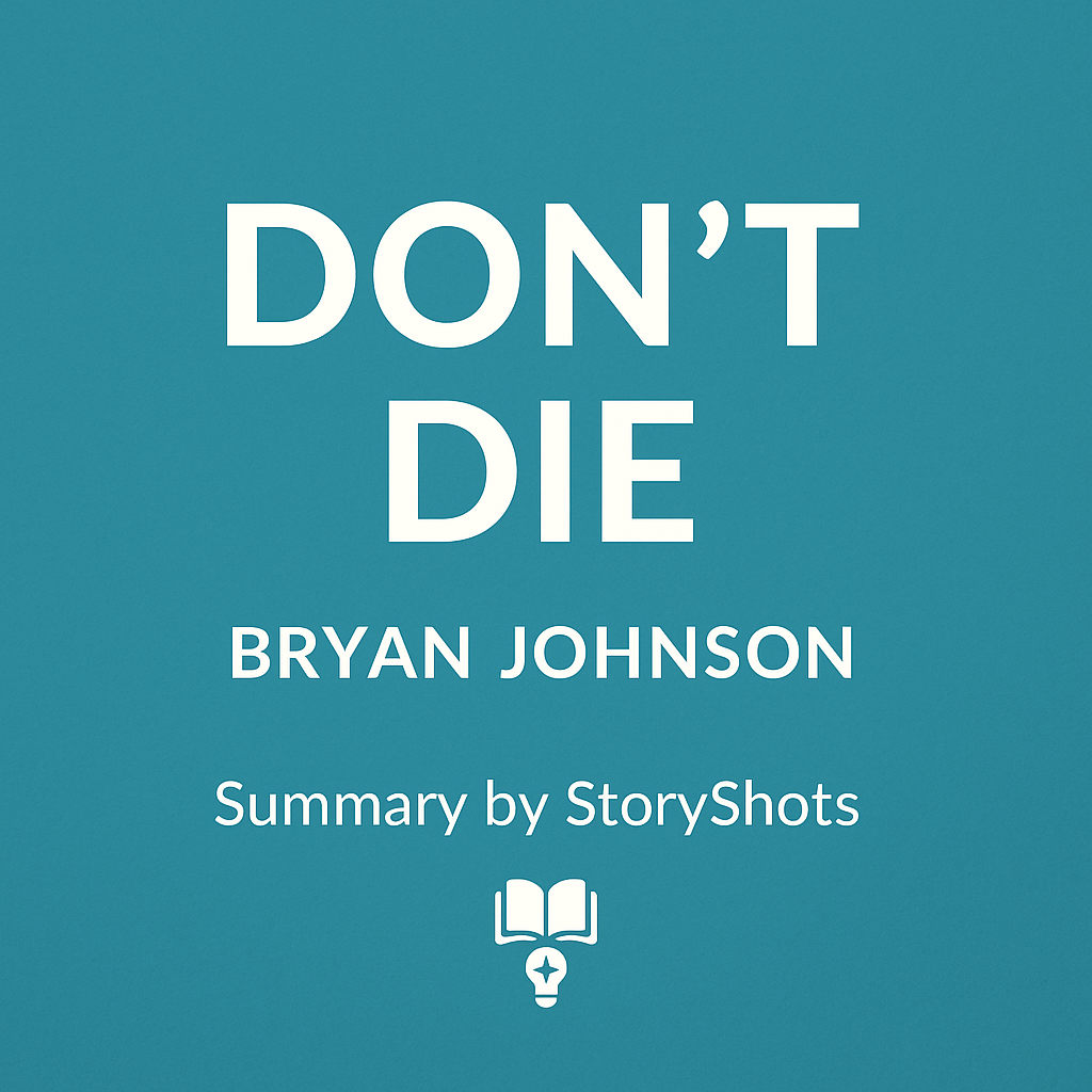 Don't Die by Bryan Johnson Book Summary and Review