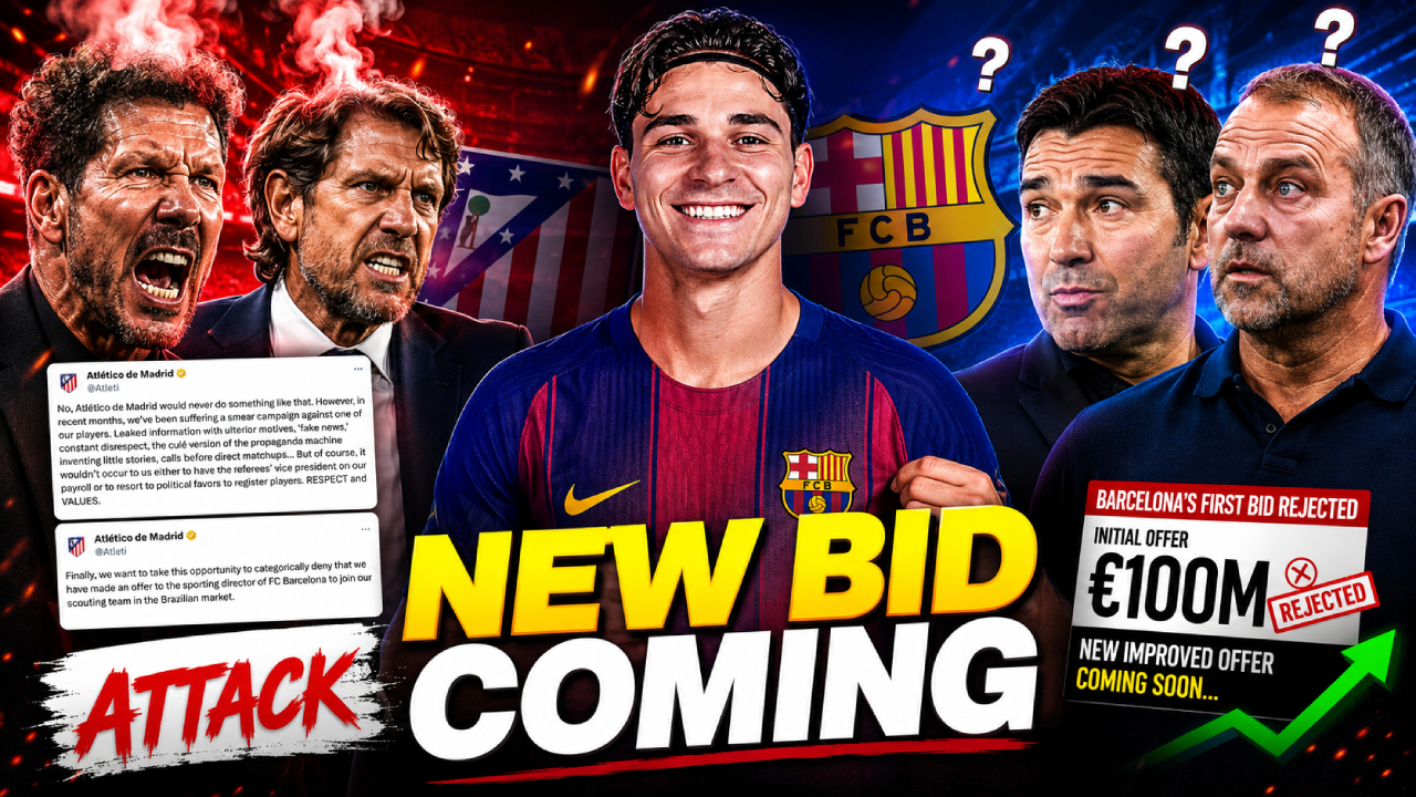 🚨Barcelona PREPARING OVER €120m Second Bid For Julian Alvarez 💣| Atletico Madrid STRIKE Online 🤯⚠️ episode artwork