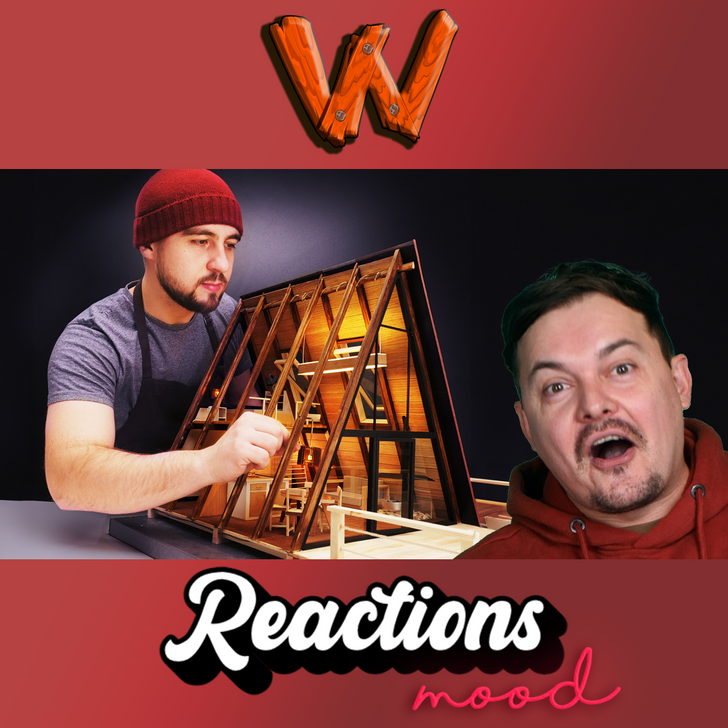 Mini Wooden A-Frame: A Charming Craft Reacts! episode artwork