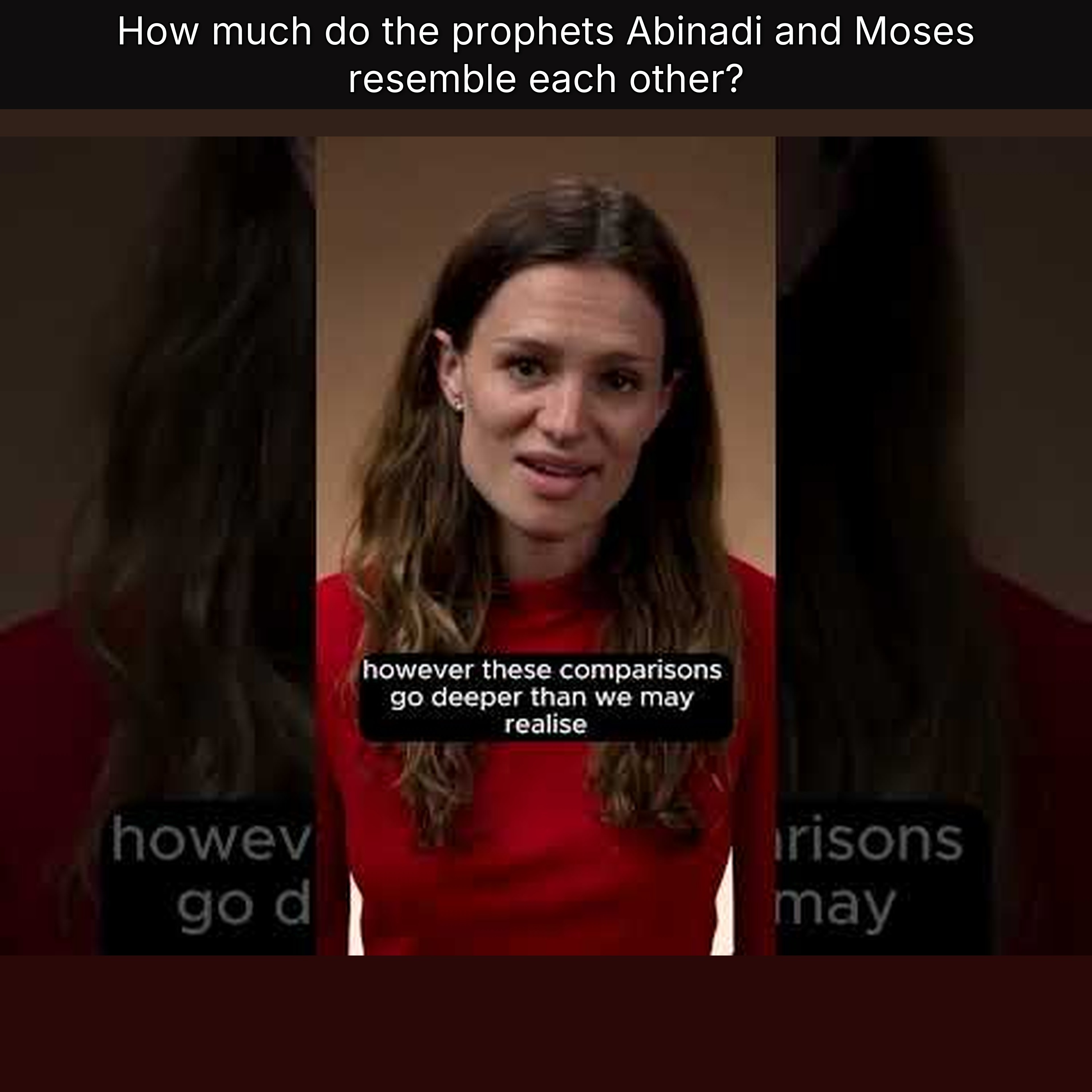 How much do the prophets Abinadi and Moses resemble each other? episode artwork