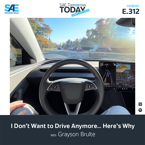 312. UNPLUGGED: I Don't Want to Drive Anymore ... Here's Why