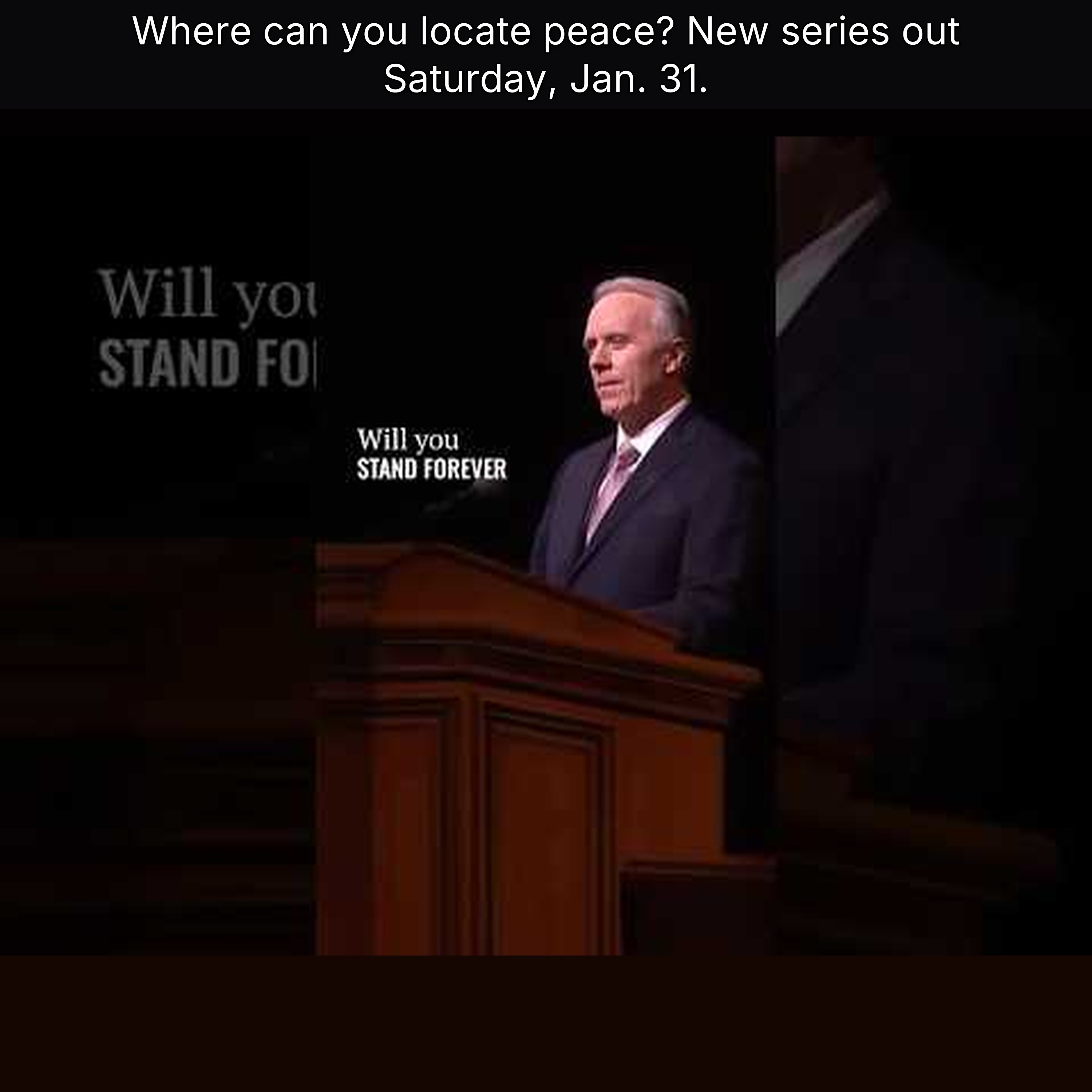 Where can you locate peace? New series out Saturday, Jan. 31. episode artwork