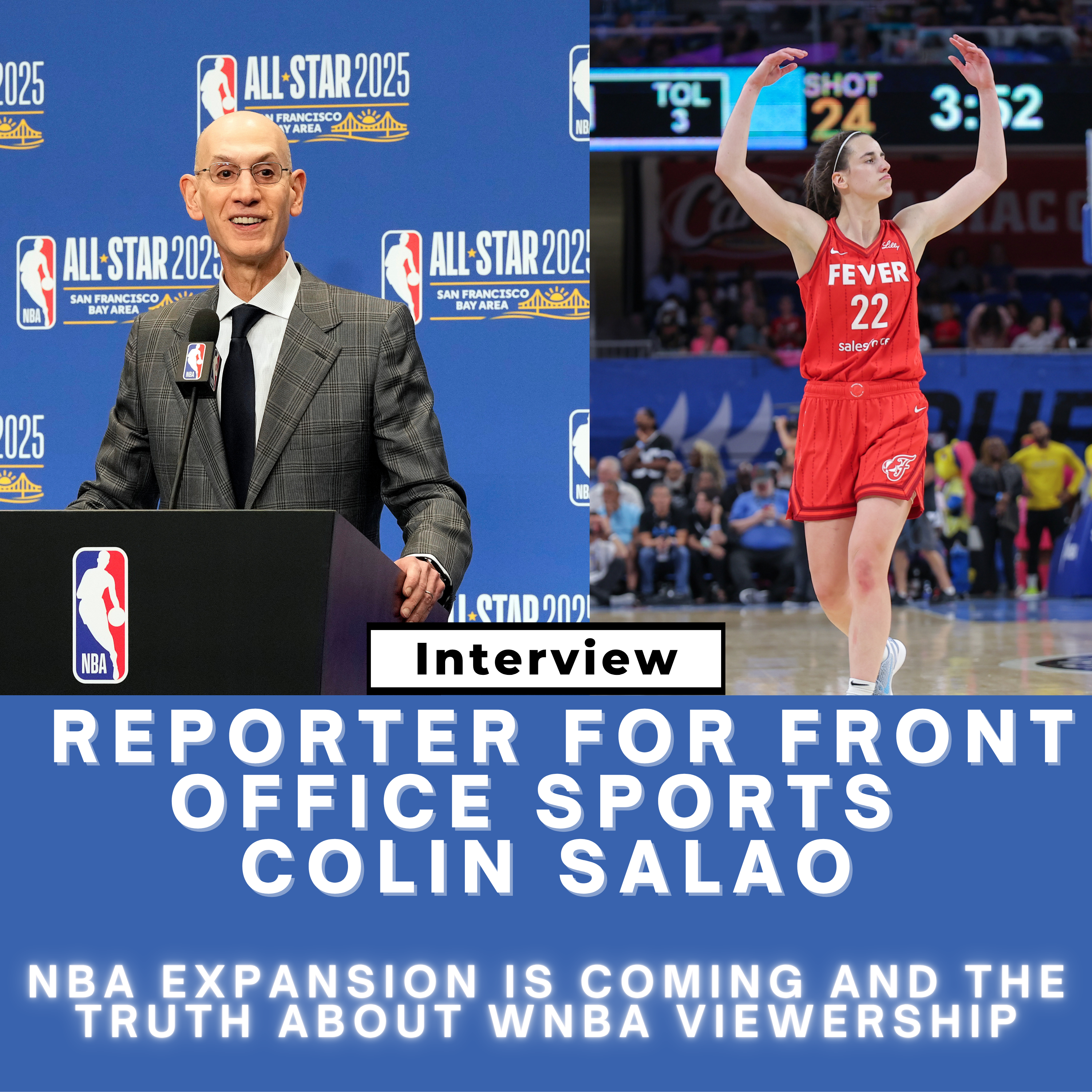 WNBA’s Inflection Point, NBA’s Global Gamble: A Deep Dive with Front Office Sports’ Colin Salao episode artwork