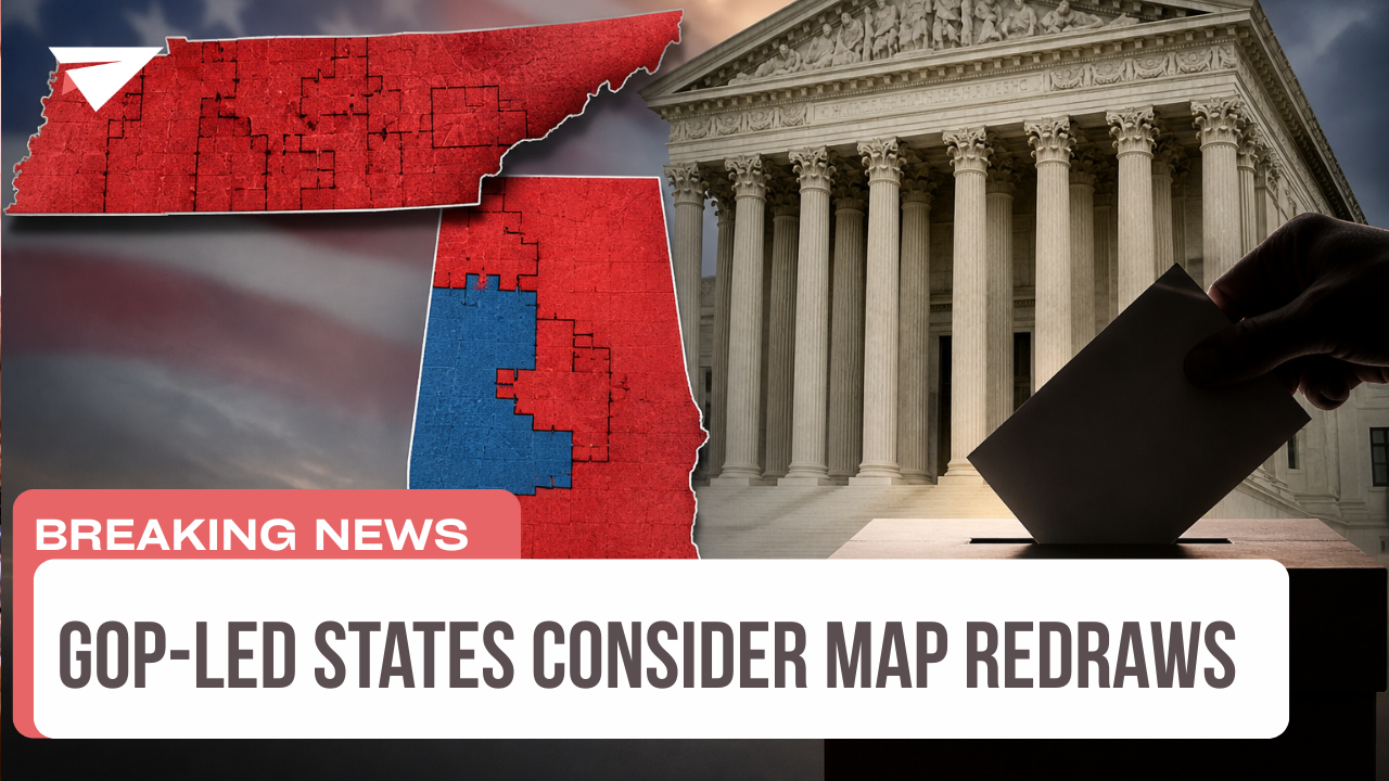 GOP-led States Consider Map Redraws, Breaking News