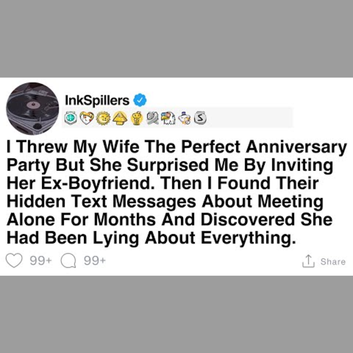 My Wife's Anniversary Surprise: Her Ex-Boyfriend Attended