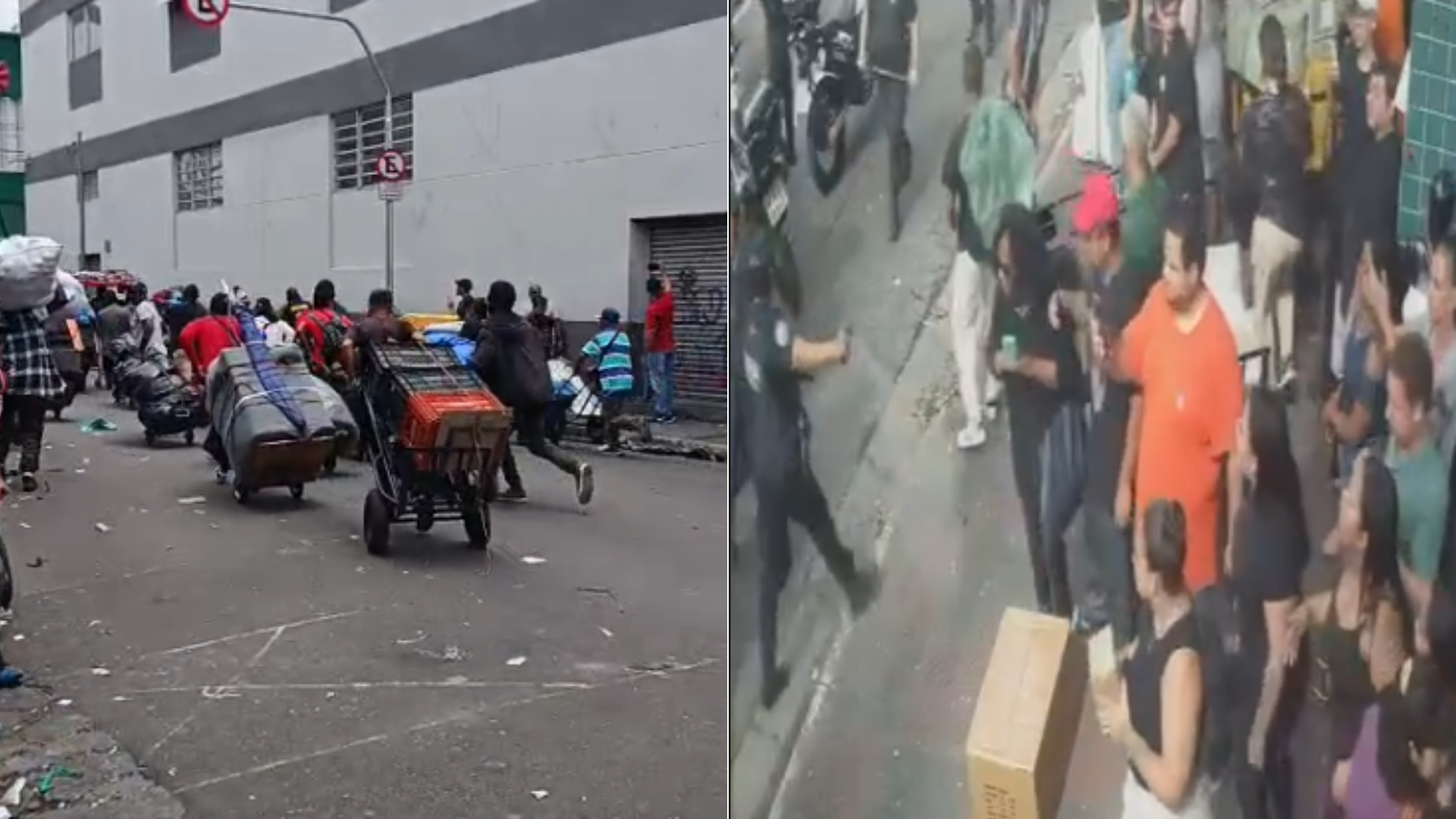 Ação contra ambulantes termina em confusão no Brás (SP)