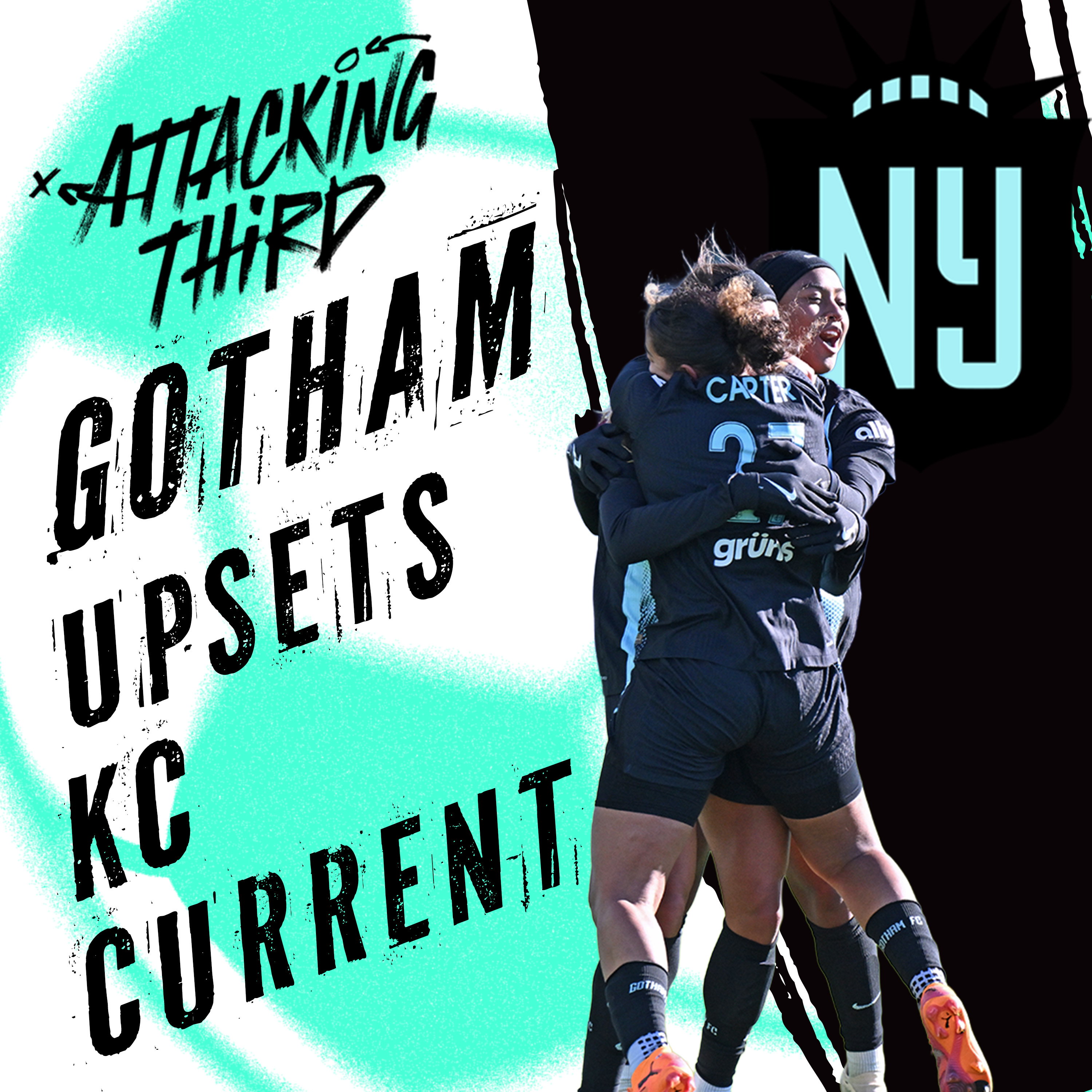 NWSL Quarterfinals REACTIONS + BREAKING NEWS | Gotham UPSETS KC Current | Spirit survive Racing  | Attacking Third (Soccer 11/9)