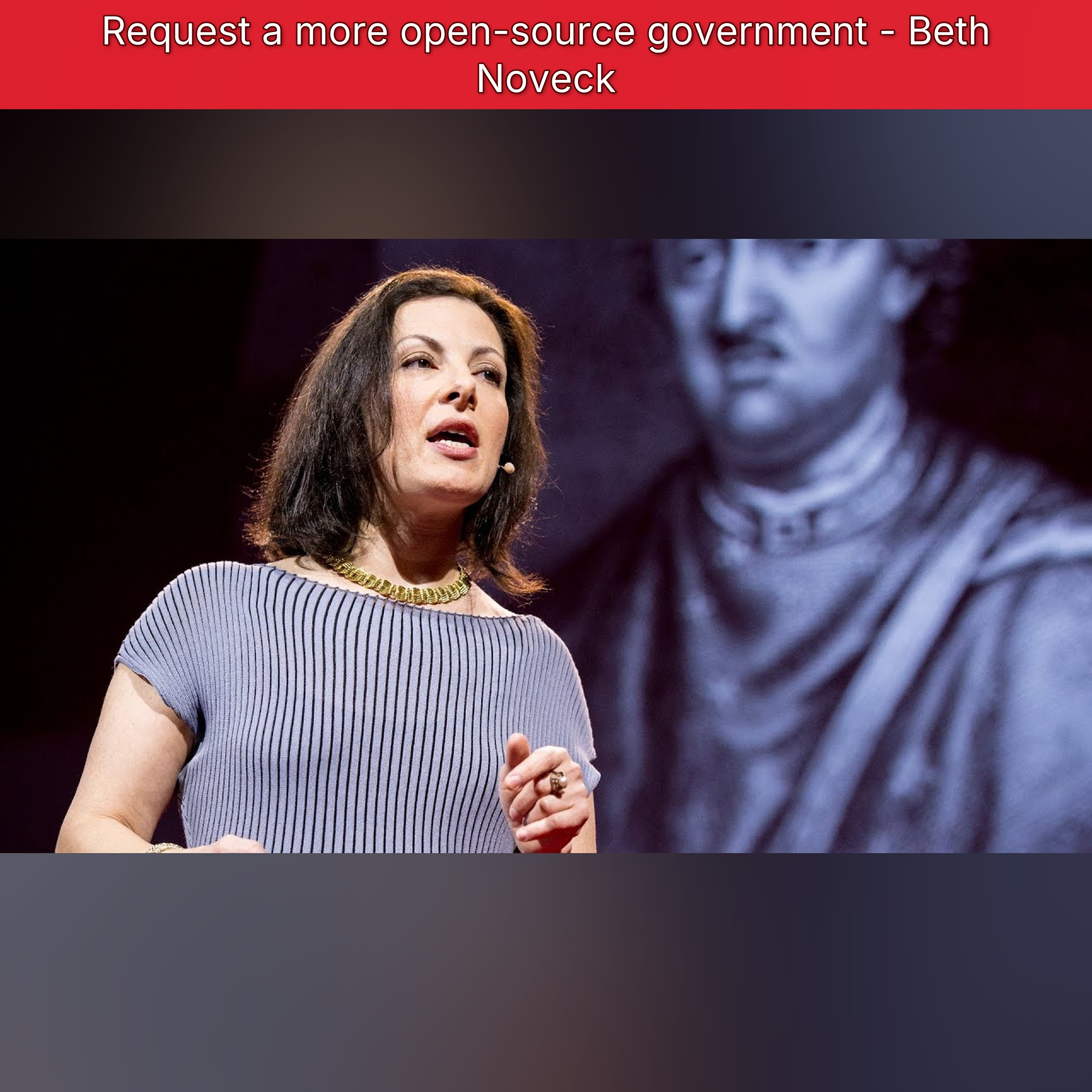 Request a more open-source government - Beth Noveck episode artwork