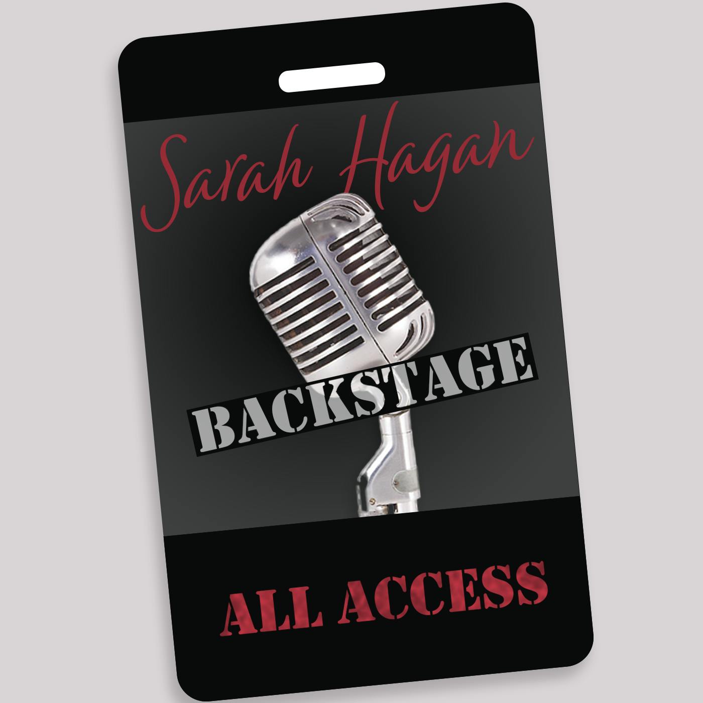 Sarah Hagan Backstage