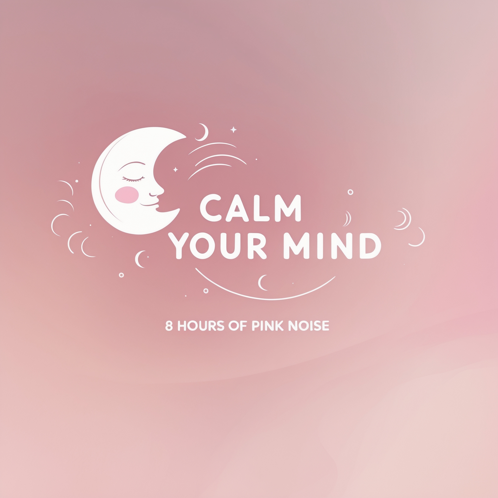8 hours of pink noise | CALM YOUR MIND | ADHD | Study | Sleep