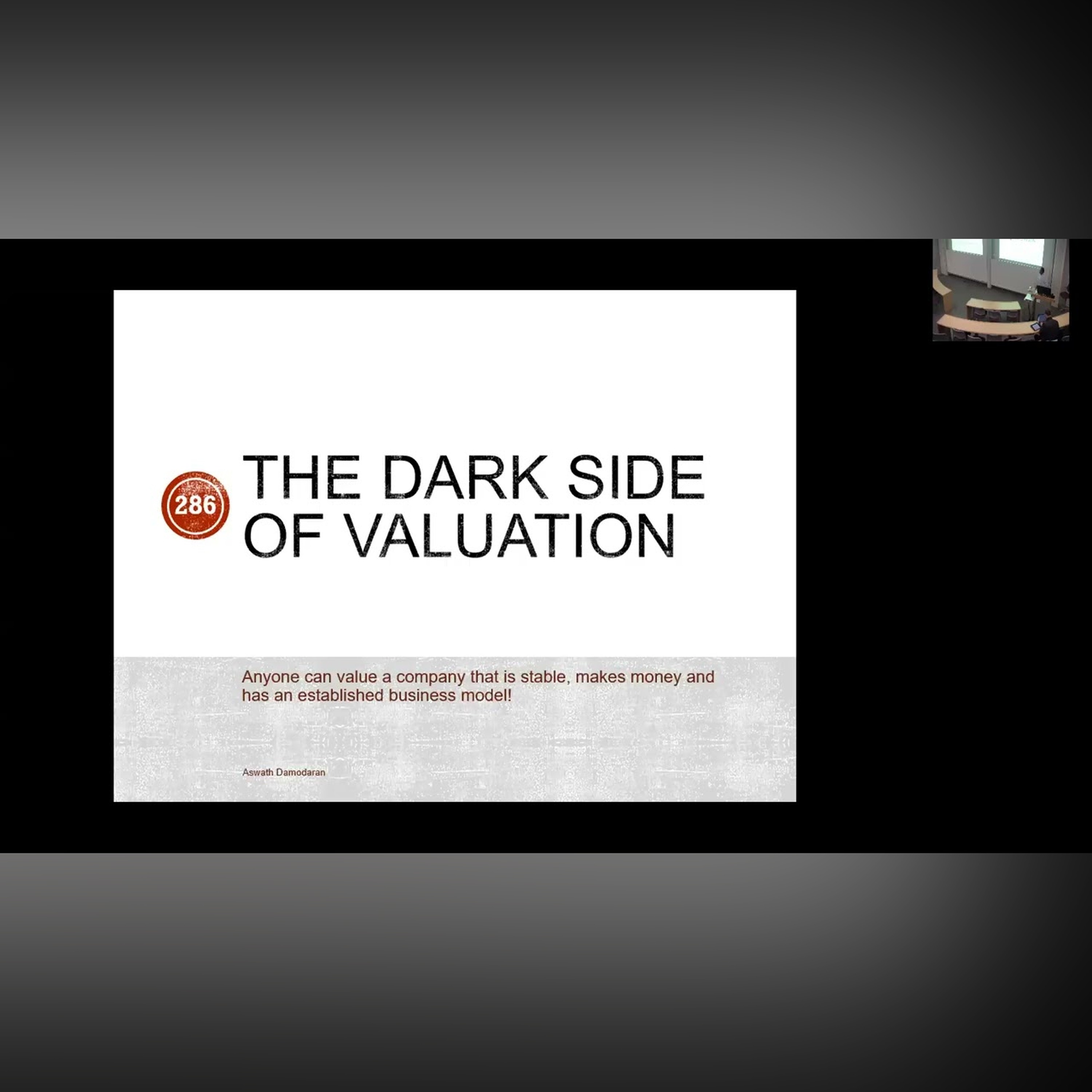 Session 15: Valuations across the life cycle