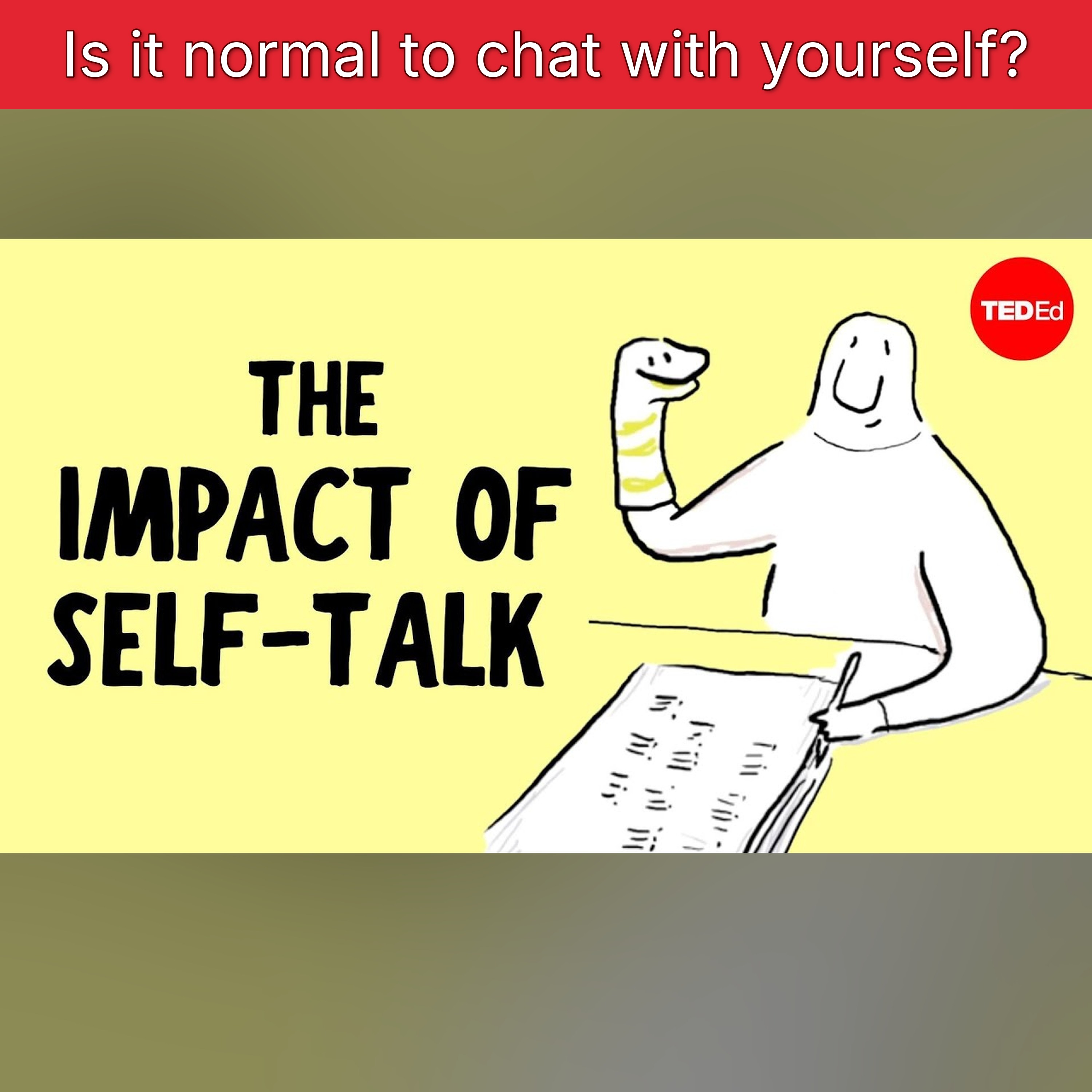 Is it normal to chat with yourself? episode artwork