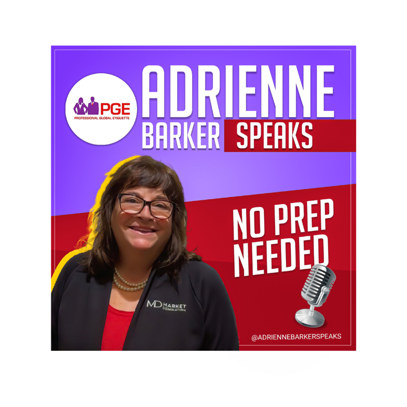 Adrienne Barker Speaks: No Prep Needed
