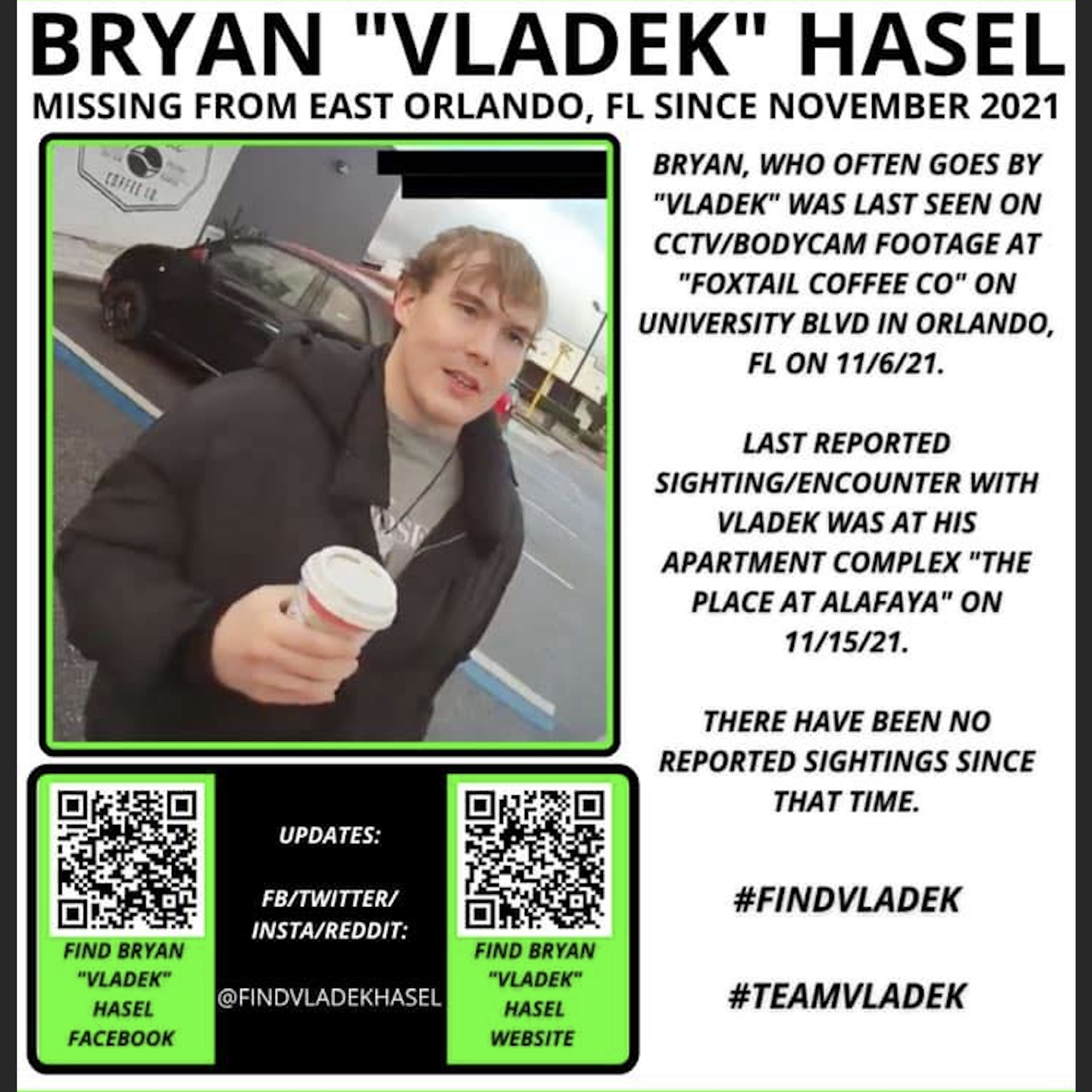 443 // Bryan "Vladek" Hasel w/ Moms & Mysteries