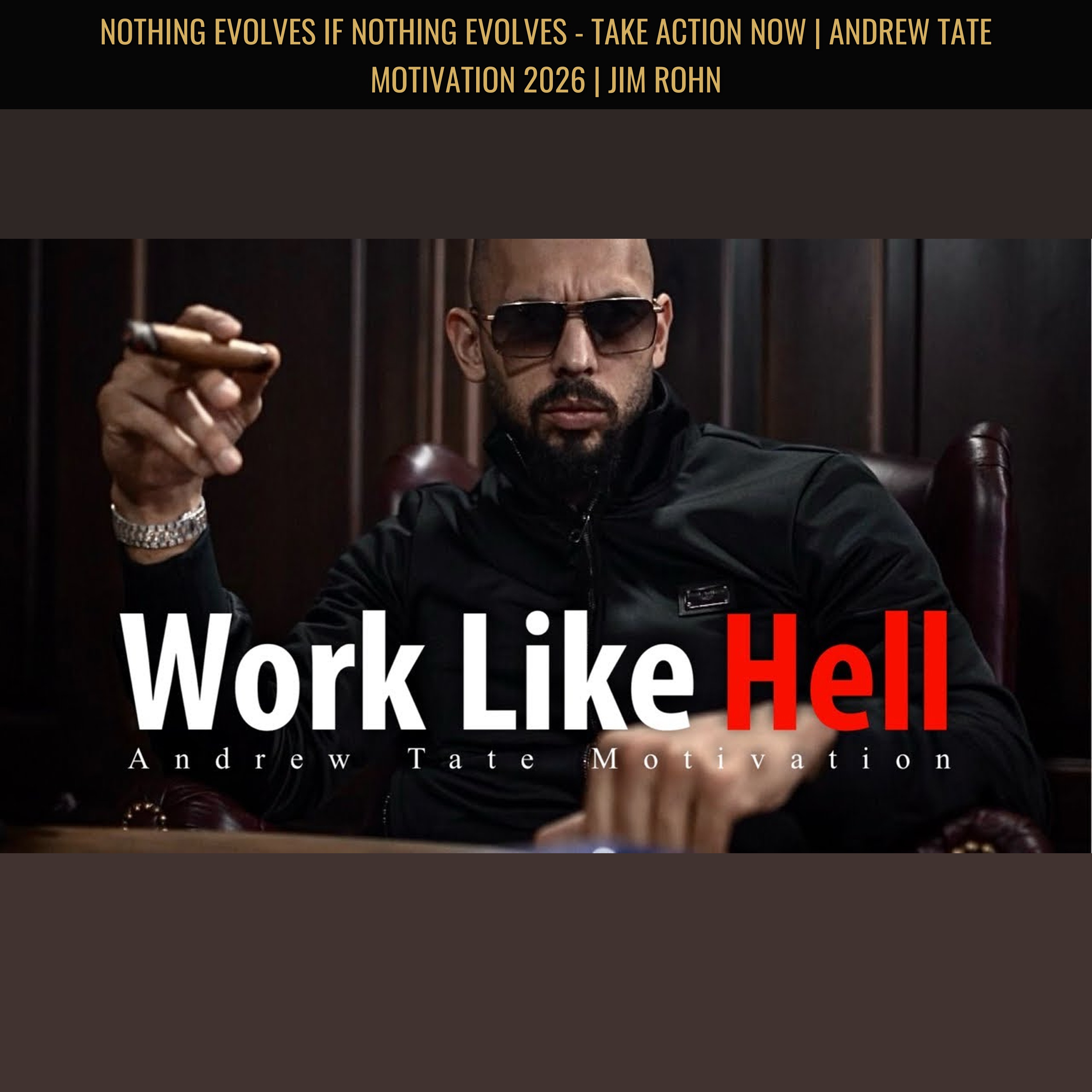 Nothing Evolves If Nothing Evolves - Take Action NOW | Andrew Tate Motivation 2026 | Jim Rohn